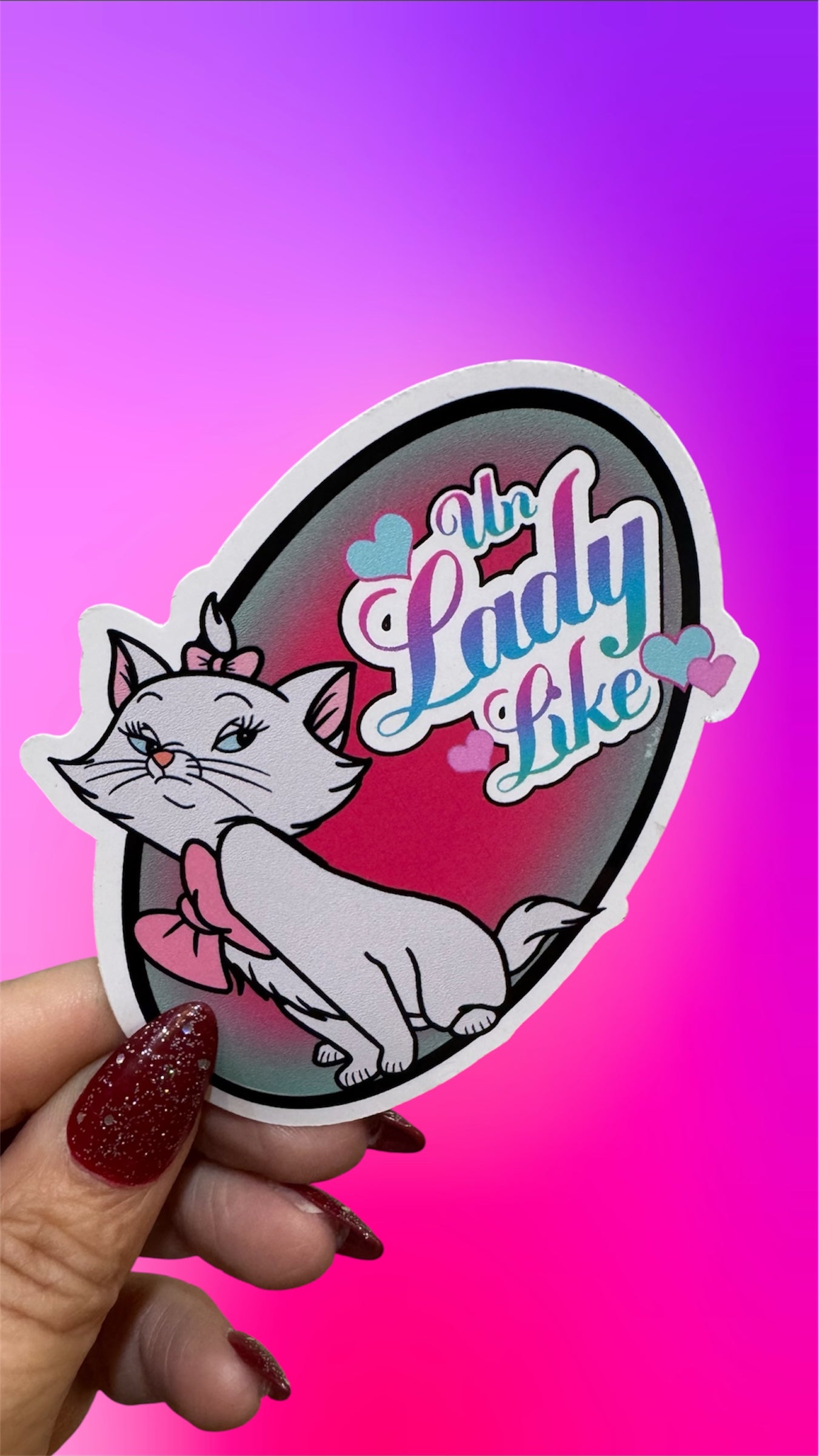 Marie Cat Sticker