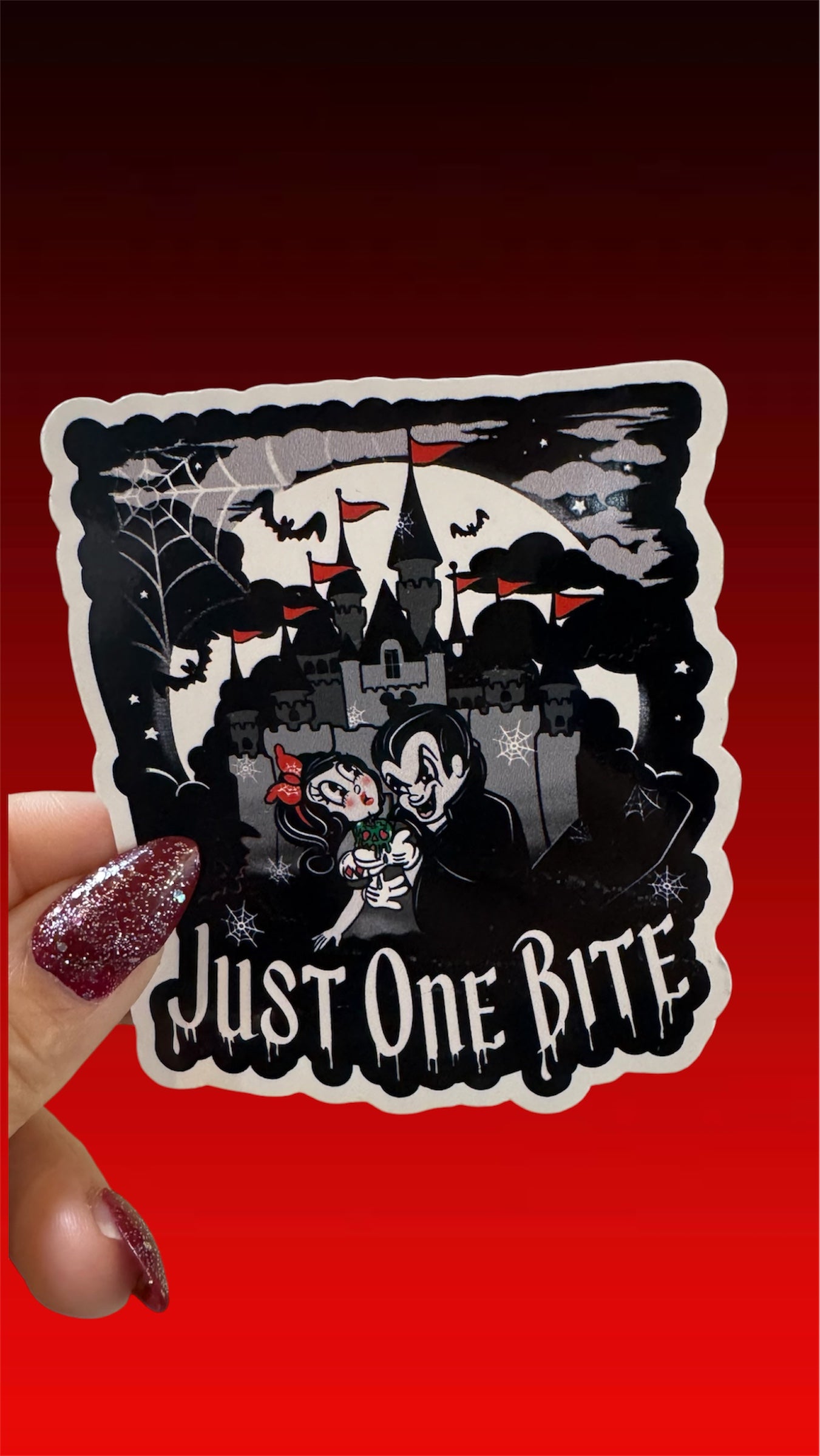 Just One Bite Sticker