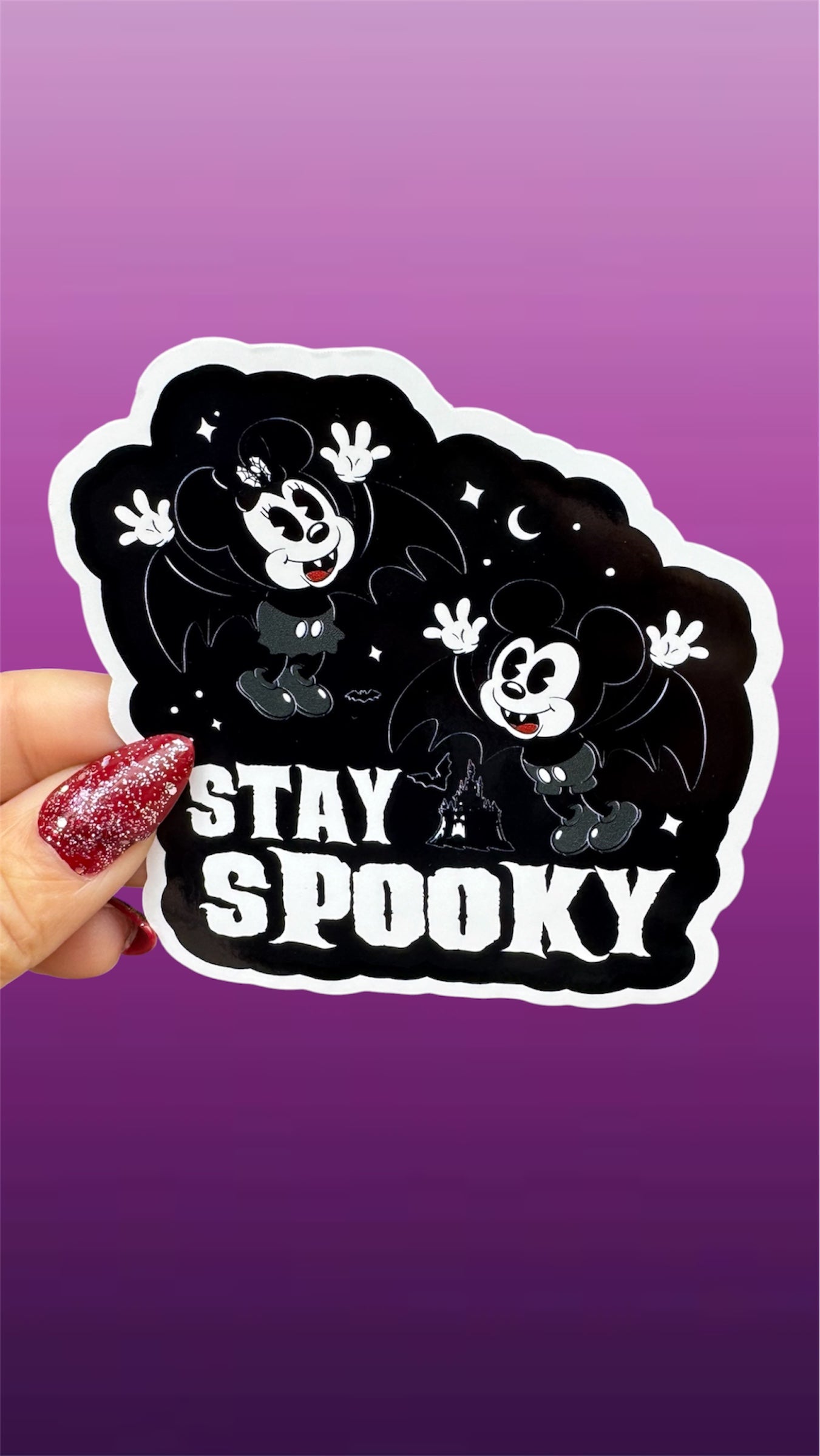 Stay Spooky Bats Sticker