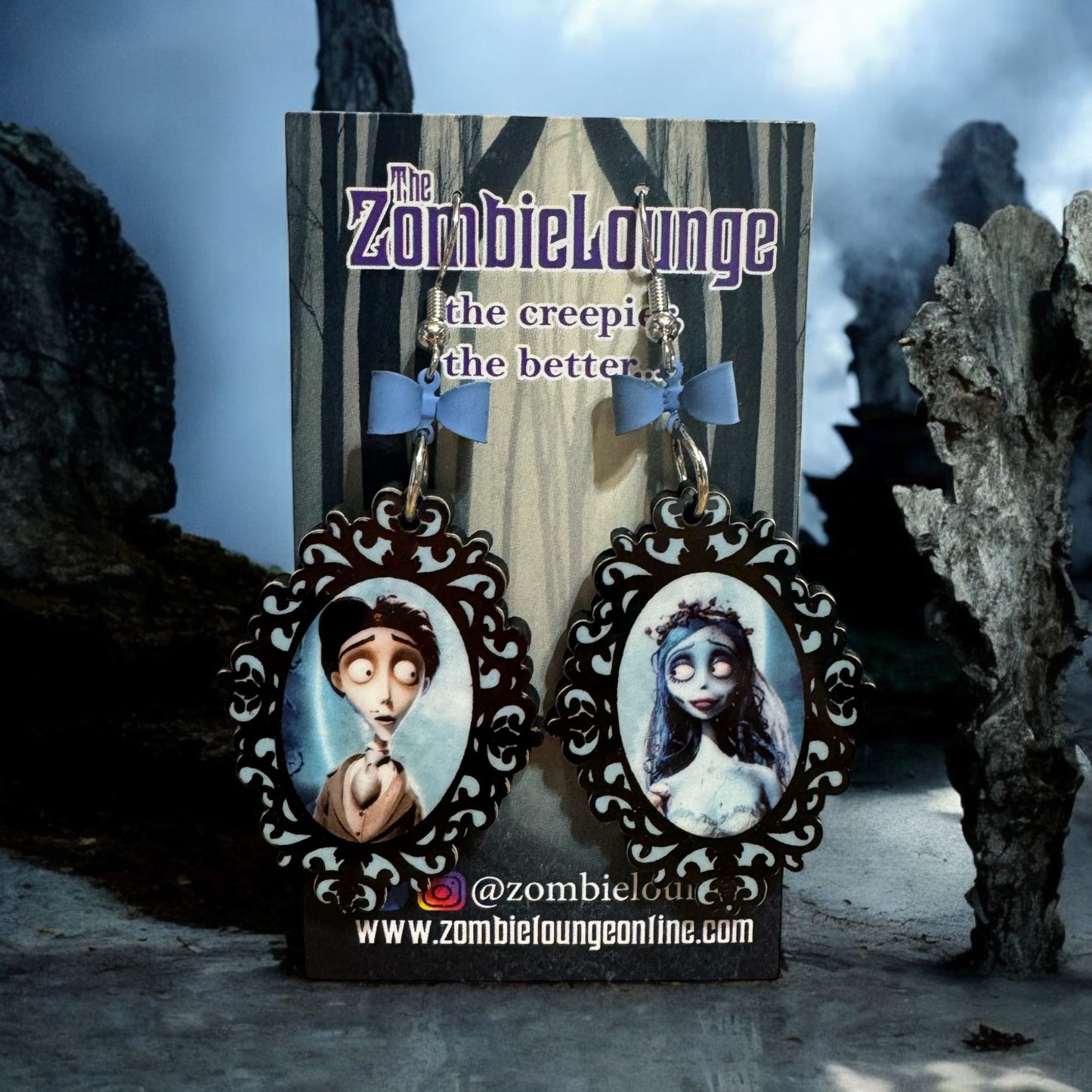 Corpse Bride Frame Earrings