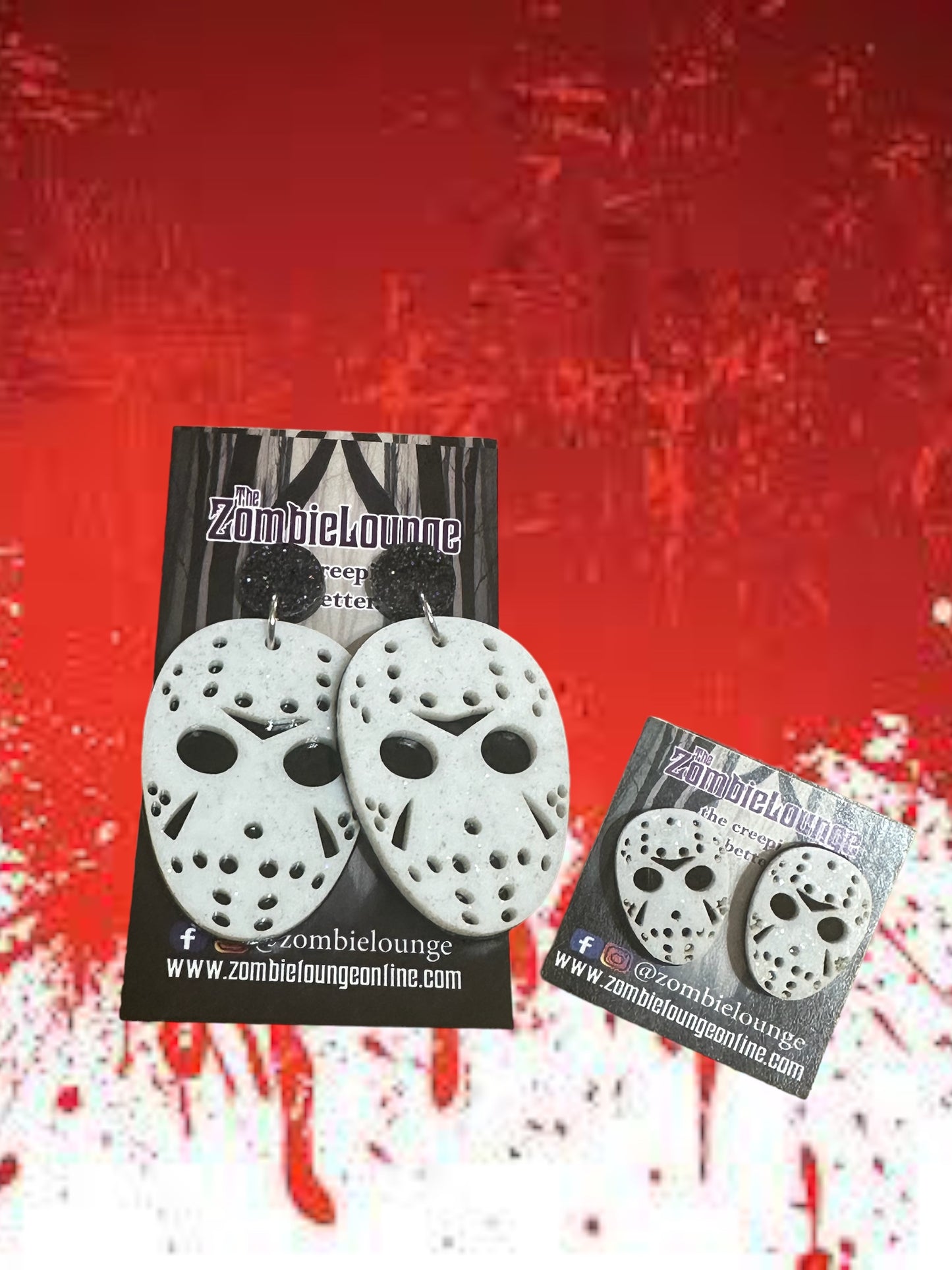 Horror Mask Earrings