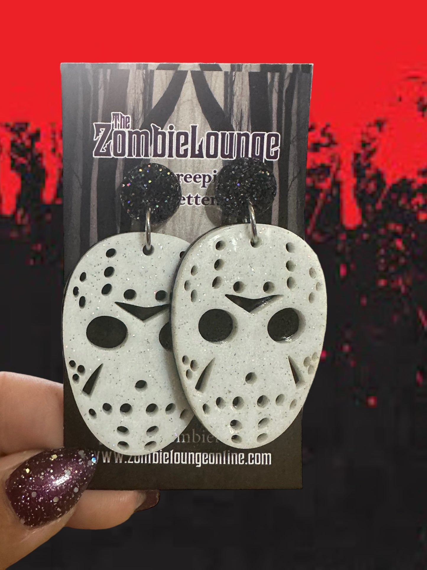 Horror Mask Earrings