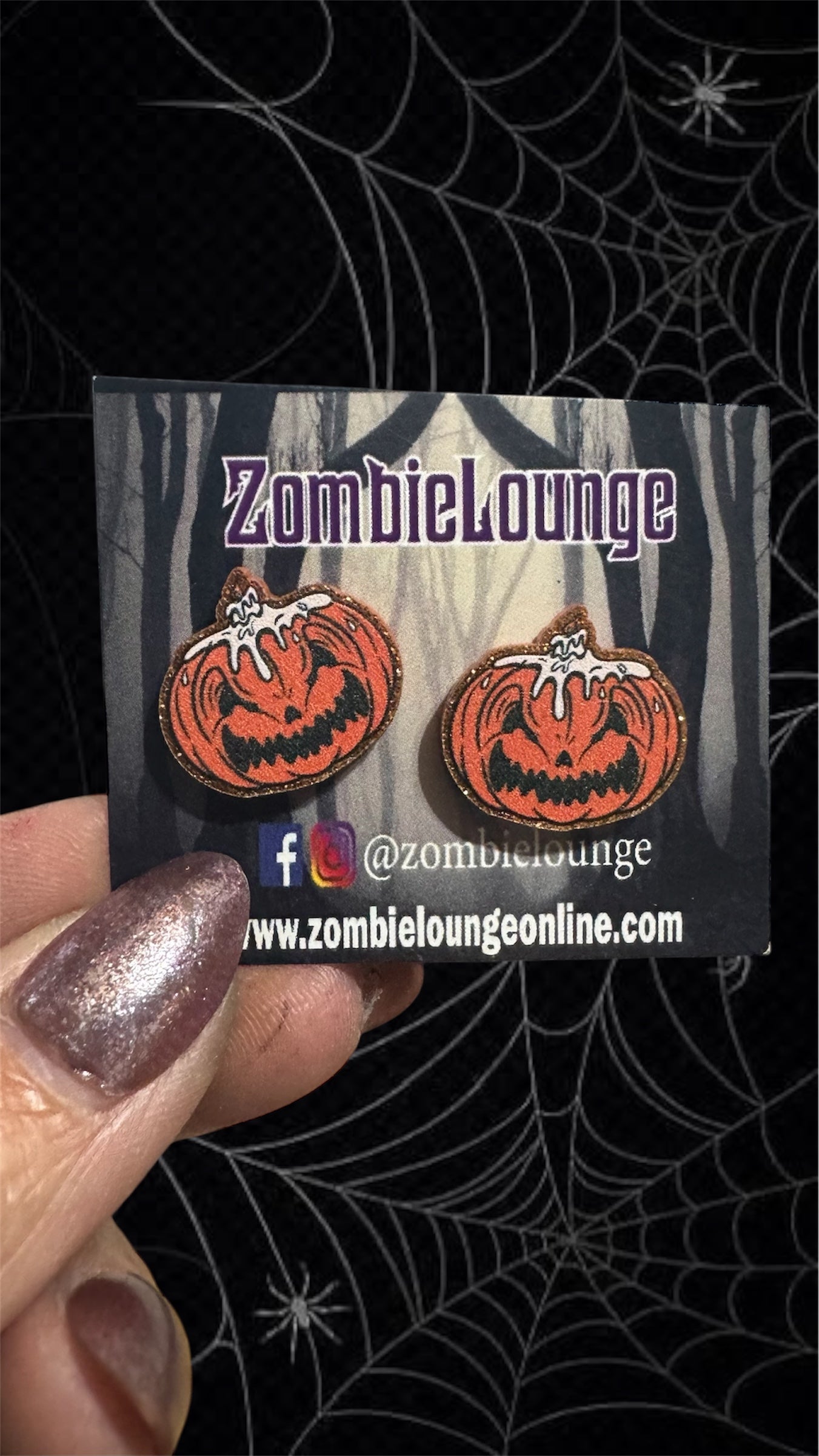 Forever Halloween Pumpkin Earrings