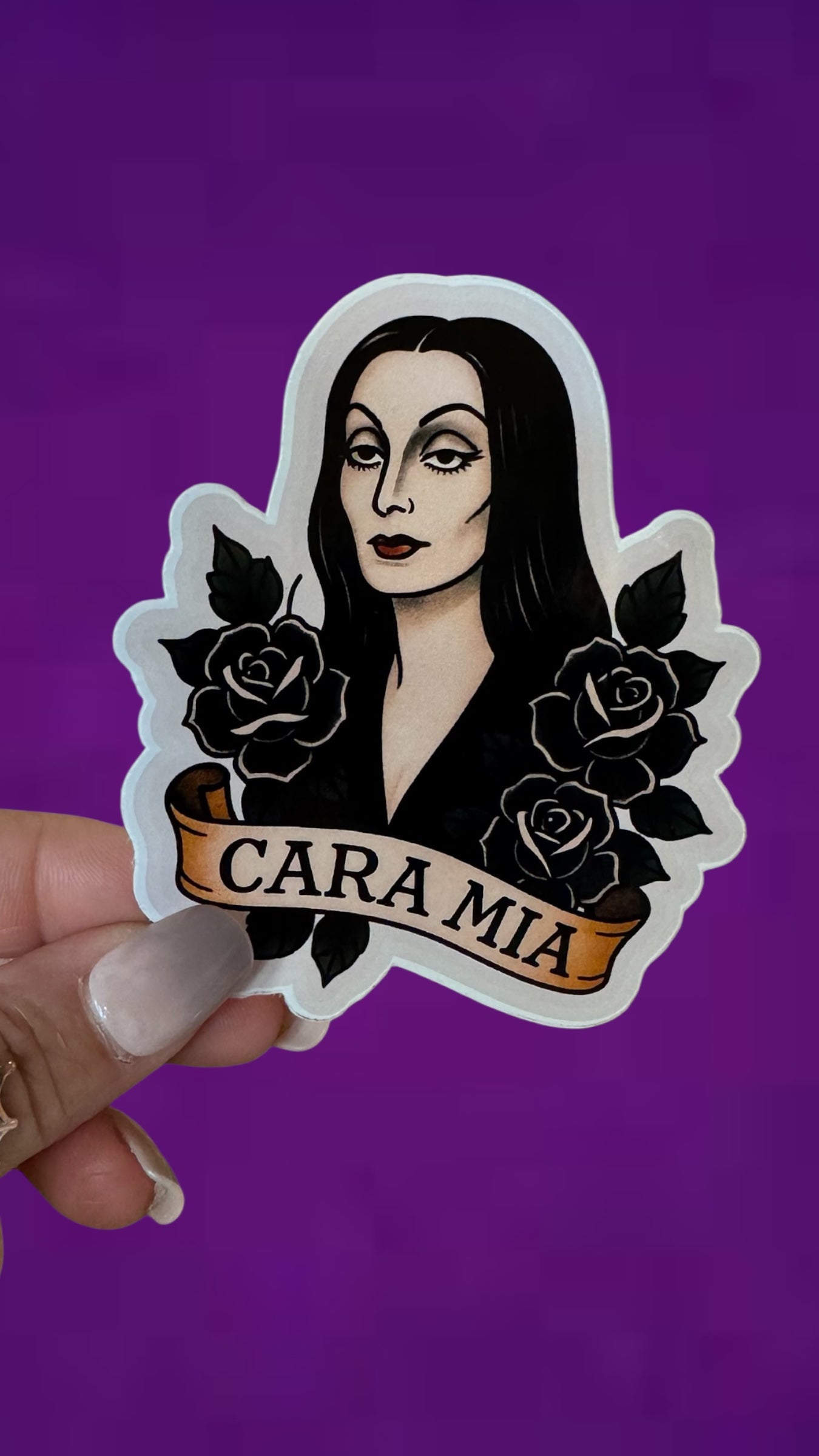 Morticia Sticker