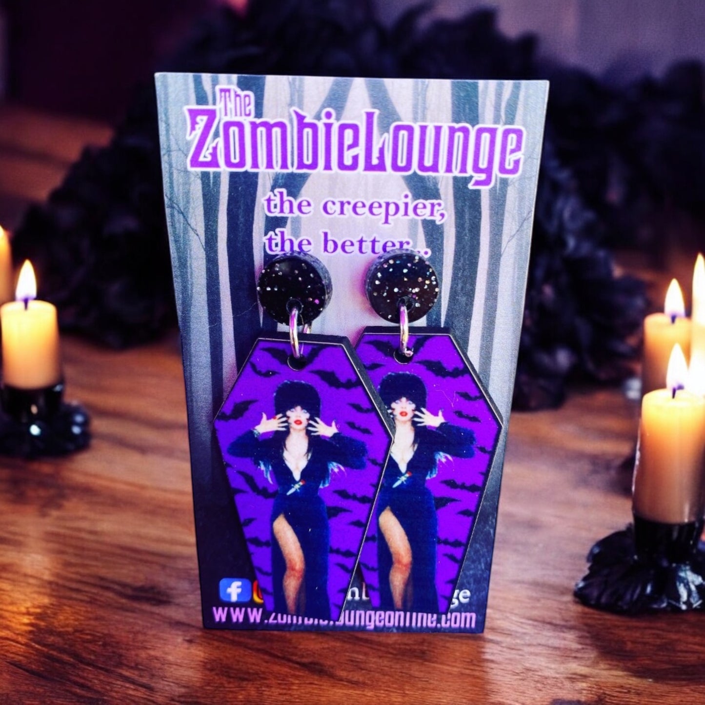Coffin Vampire Earrings