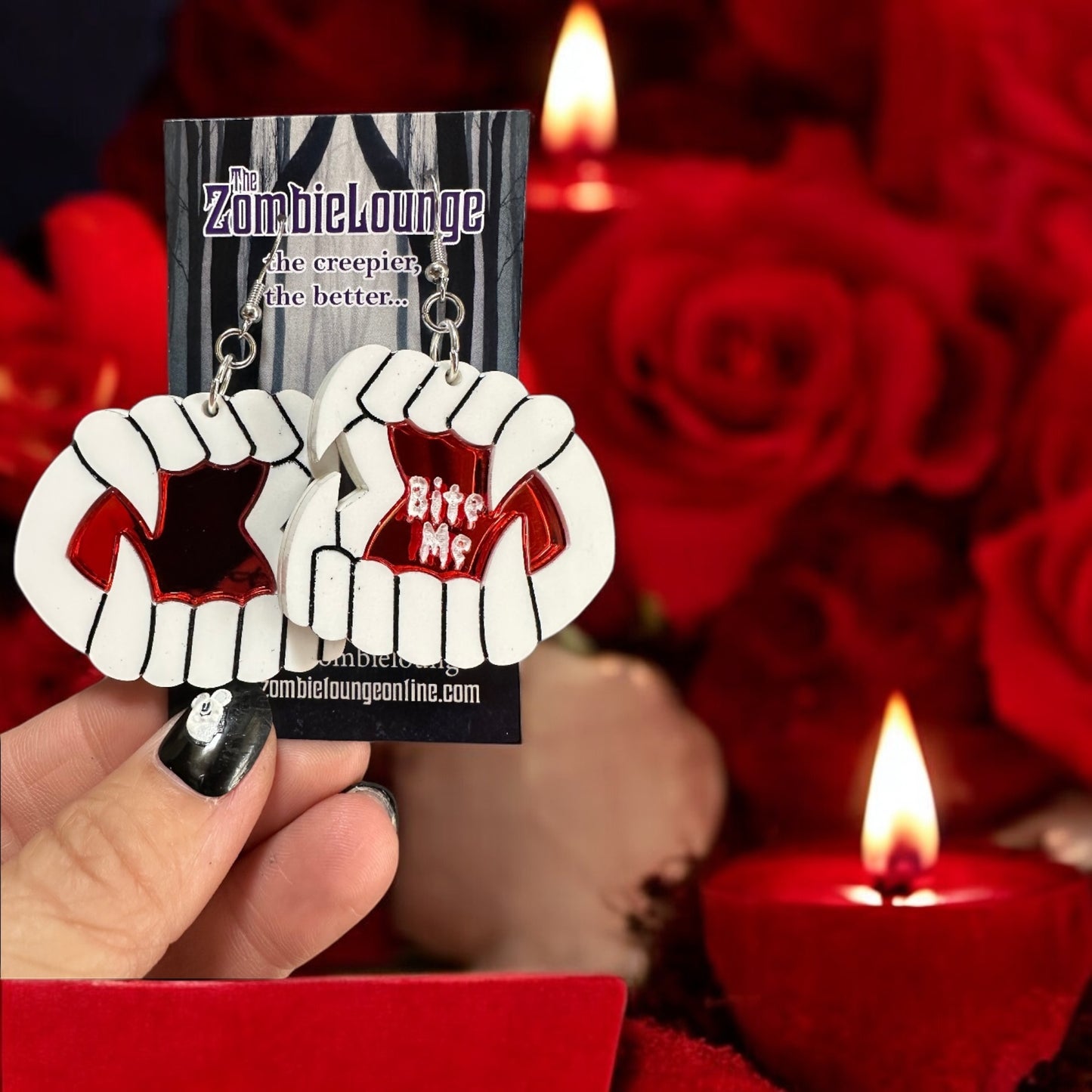 Bite Me Fangs Earrings