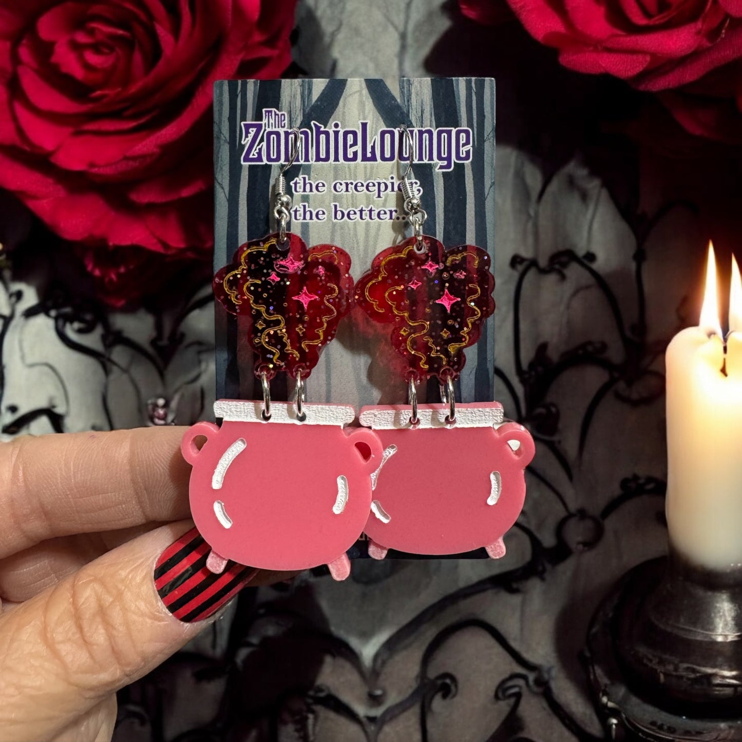 Valloween Cauldron Earrings