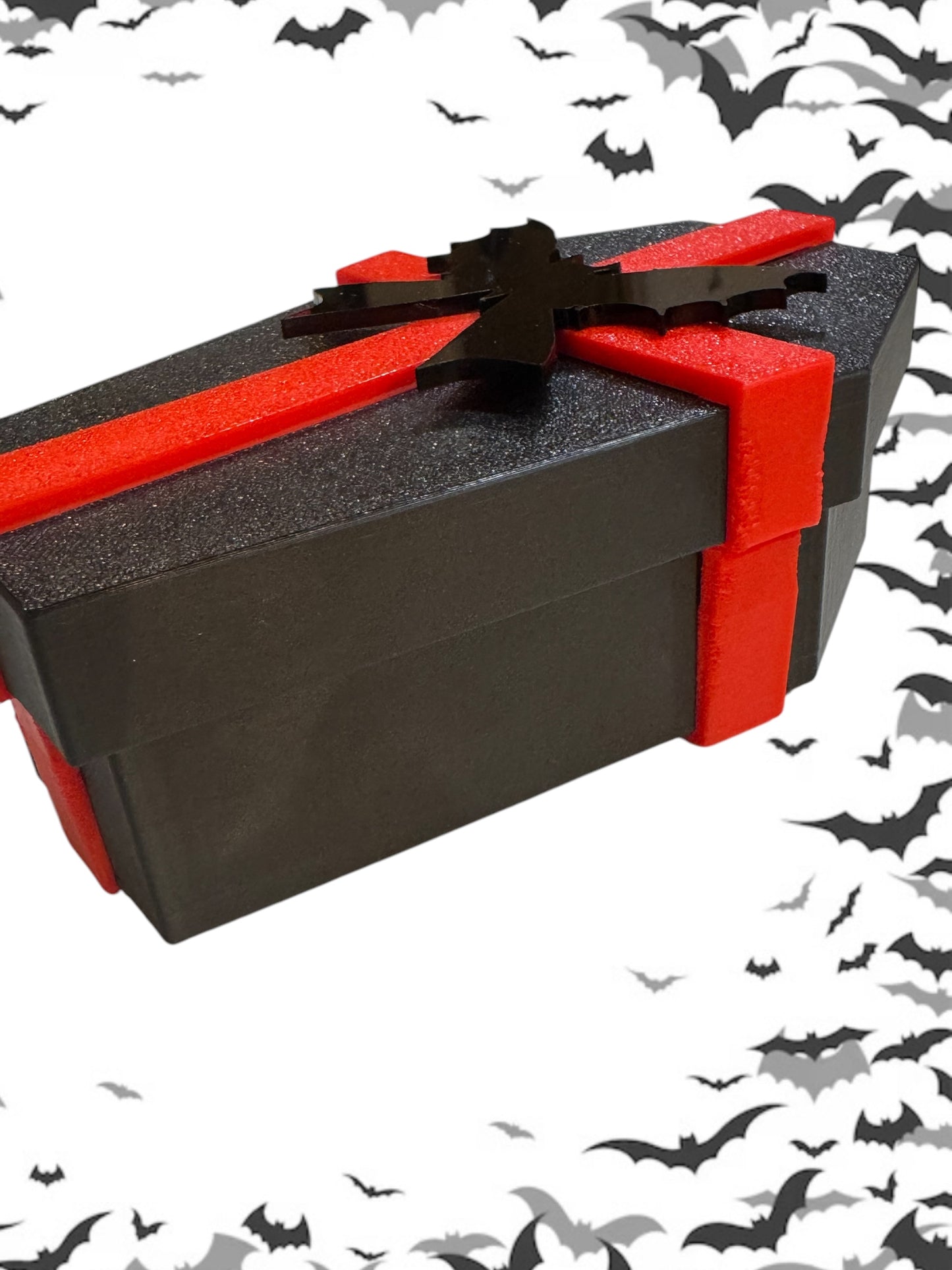 Bat Coffin Jewelry Box