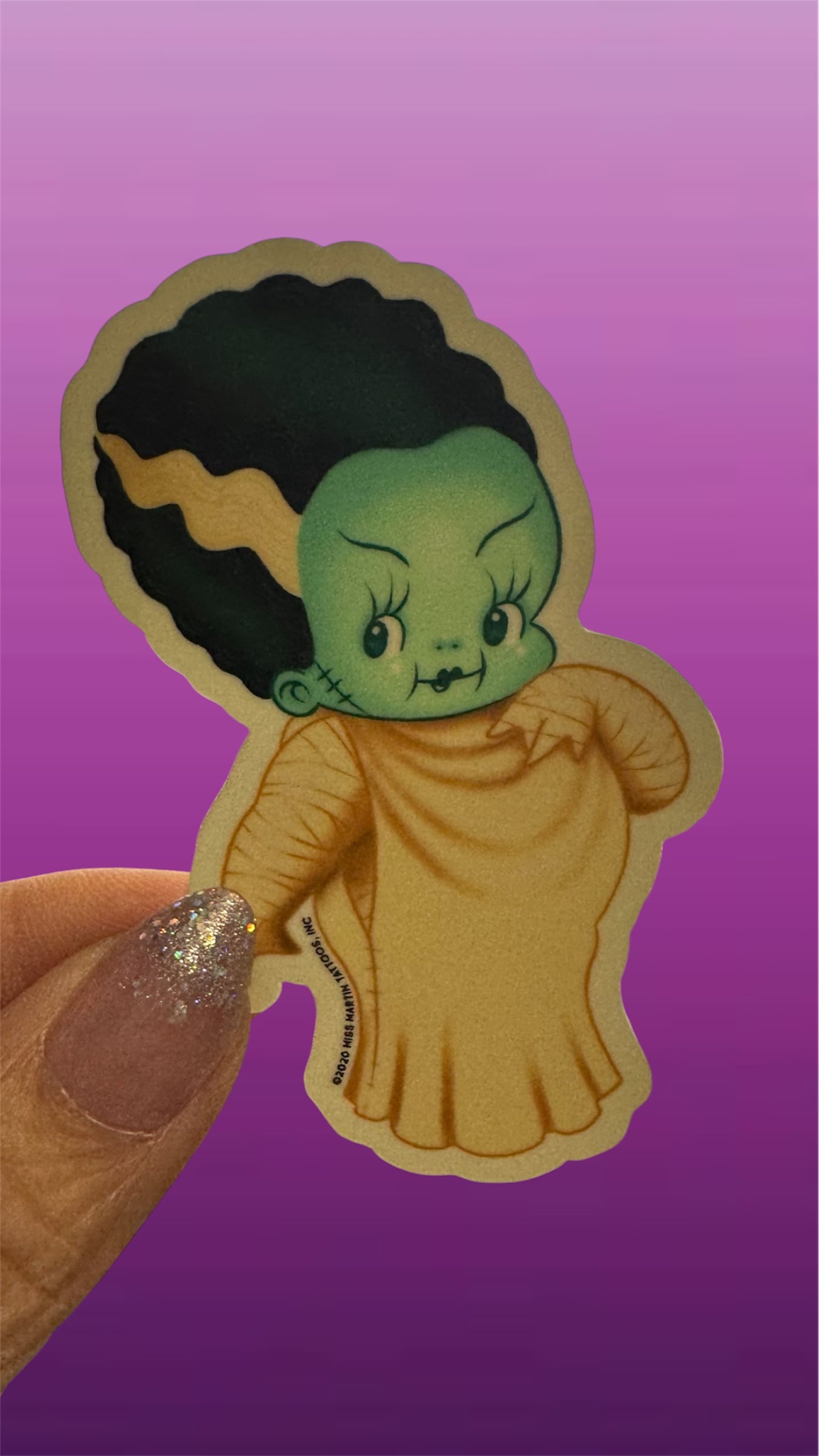 Ellie the Monster Kewpie Sticker