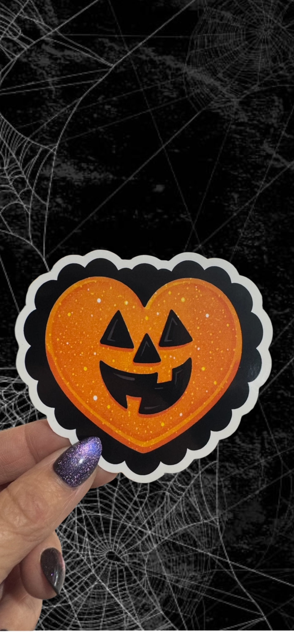 Halloween Heart Sticker