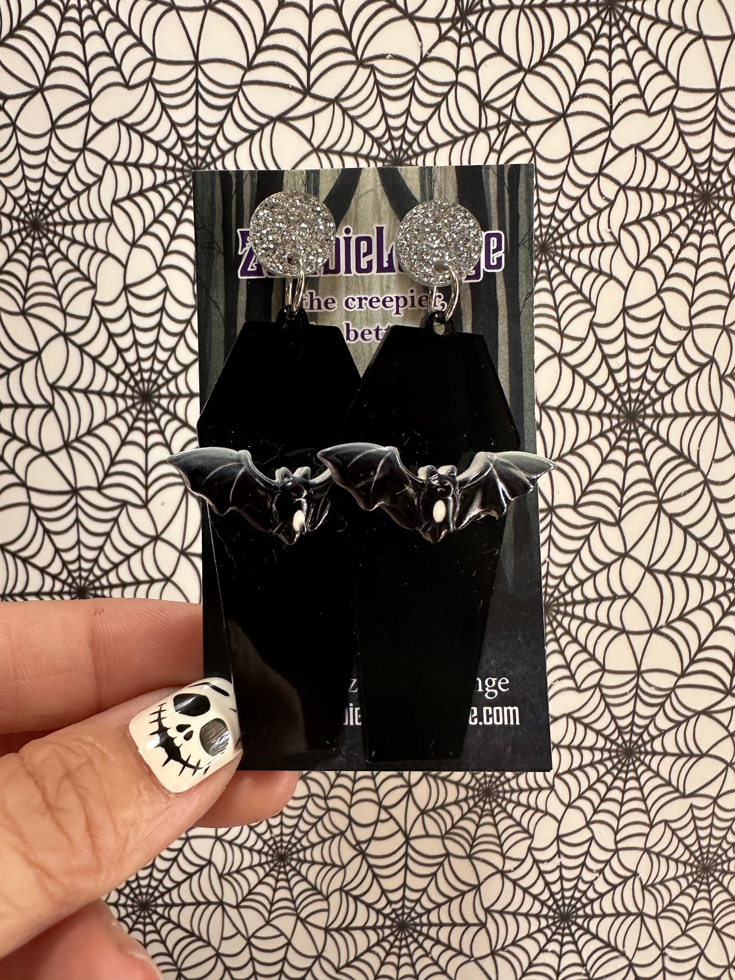 Vampire Coffin Earrings