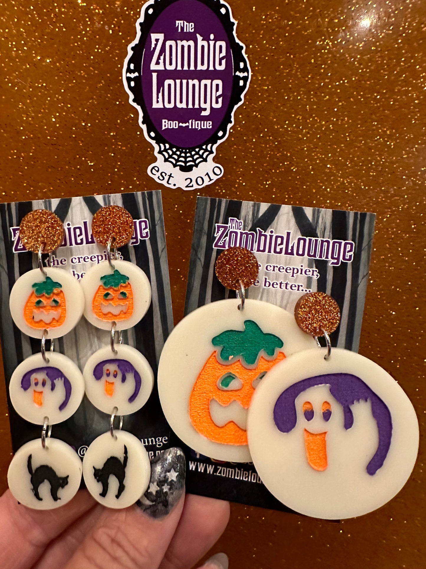 Halloween Cookie Earrings