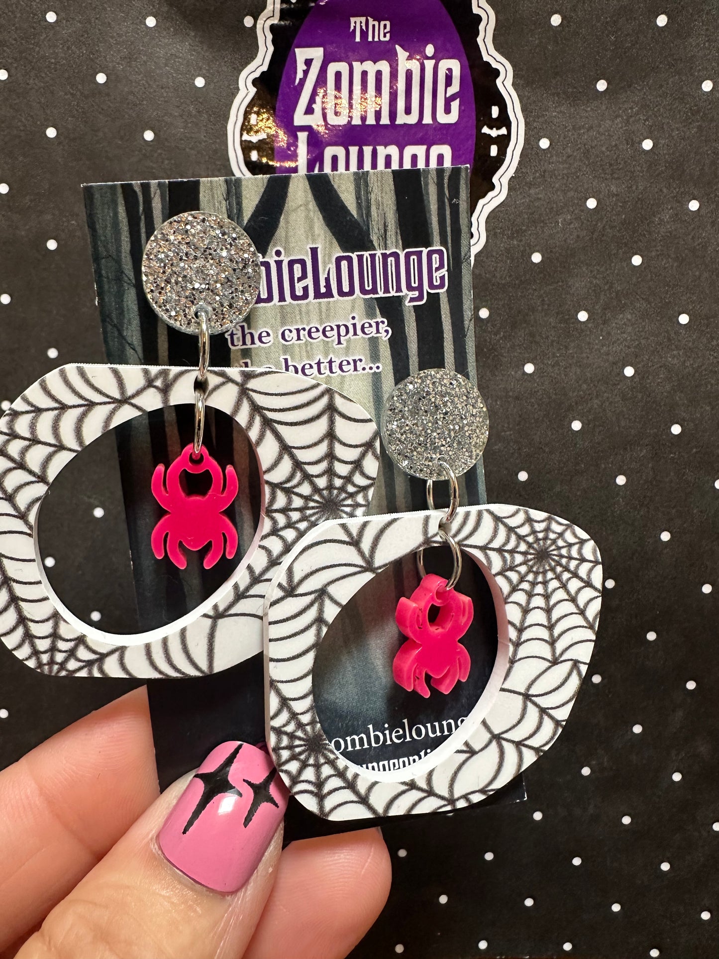 Mid century Halloween Earrings