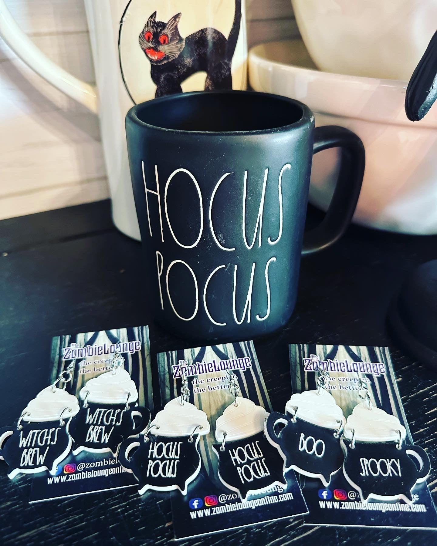 Cauldron Coffee Earrings