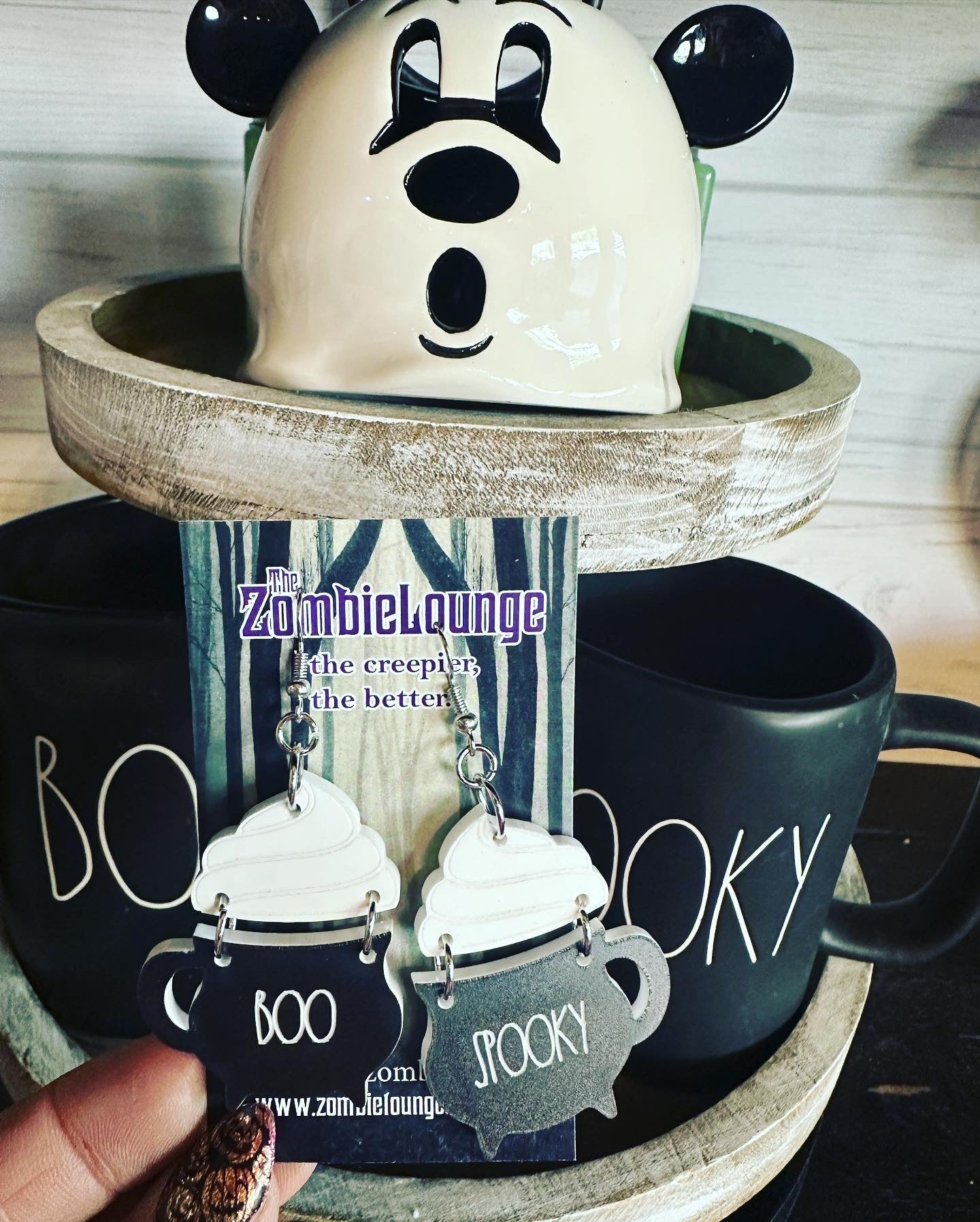 Cauldron Coffee Earrings