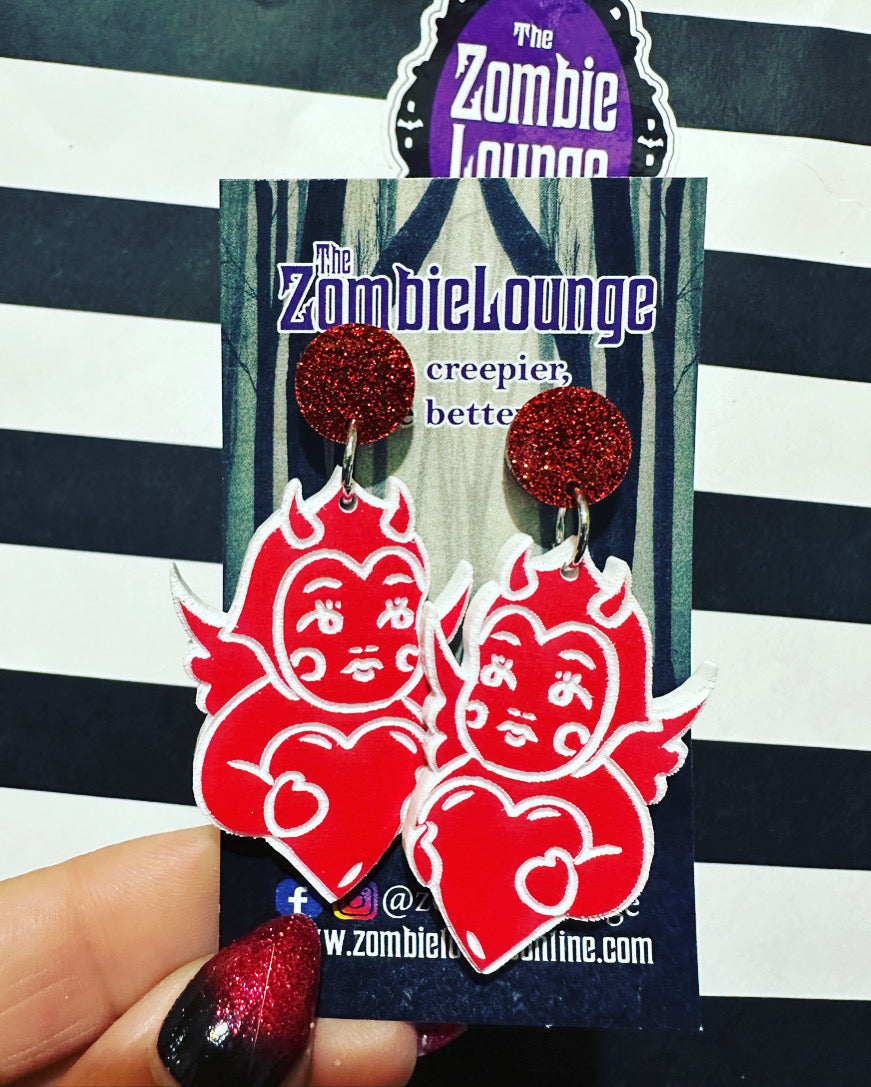 Devil Angel Earrings