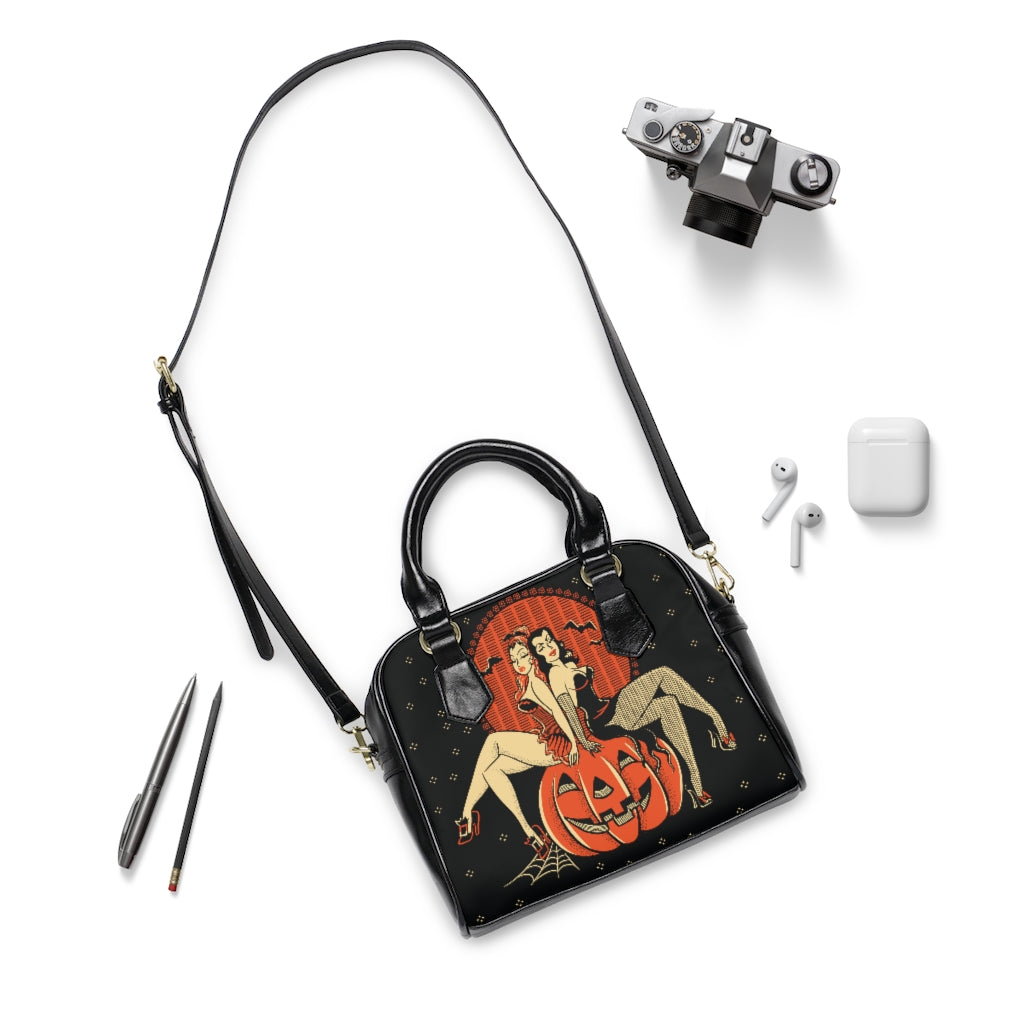 Halloween Pinup Shoulder Handbag