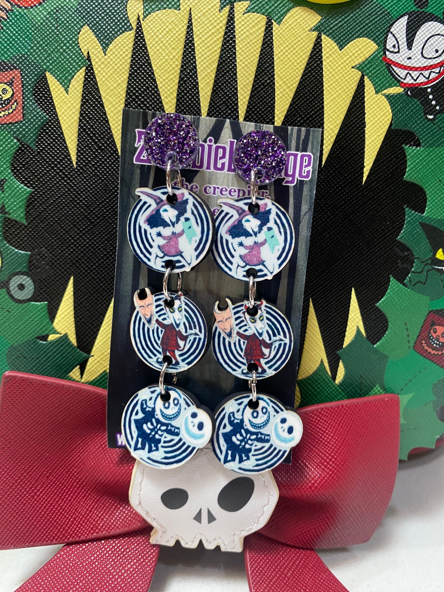 Lock, Shock, and Barrel Earrings