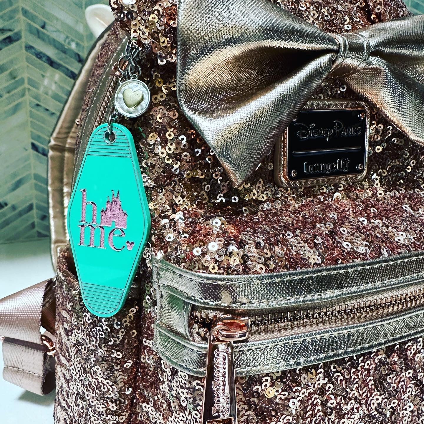 Retro HOME Keychain