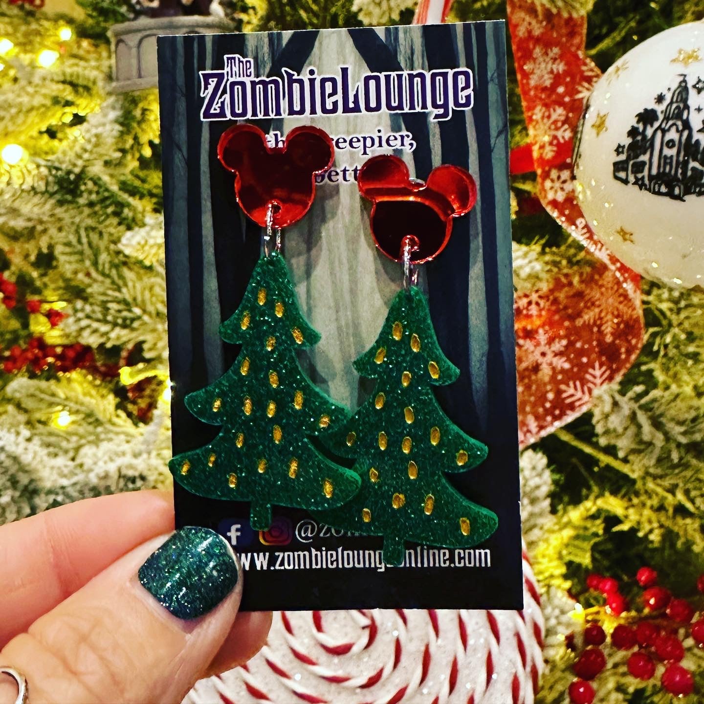 Christmas Tree Earrings