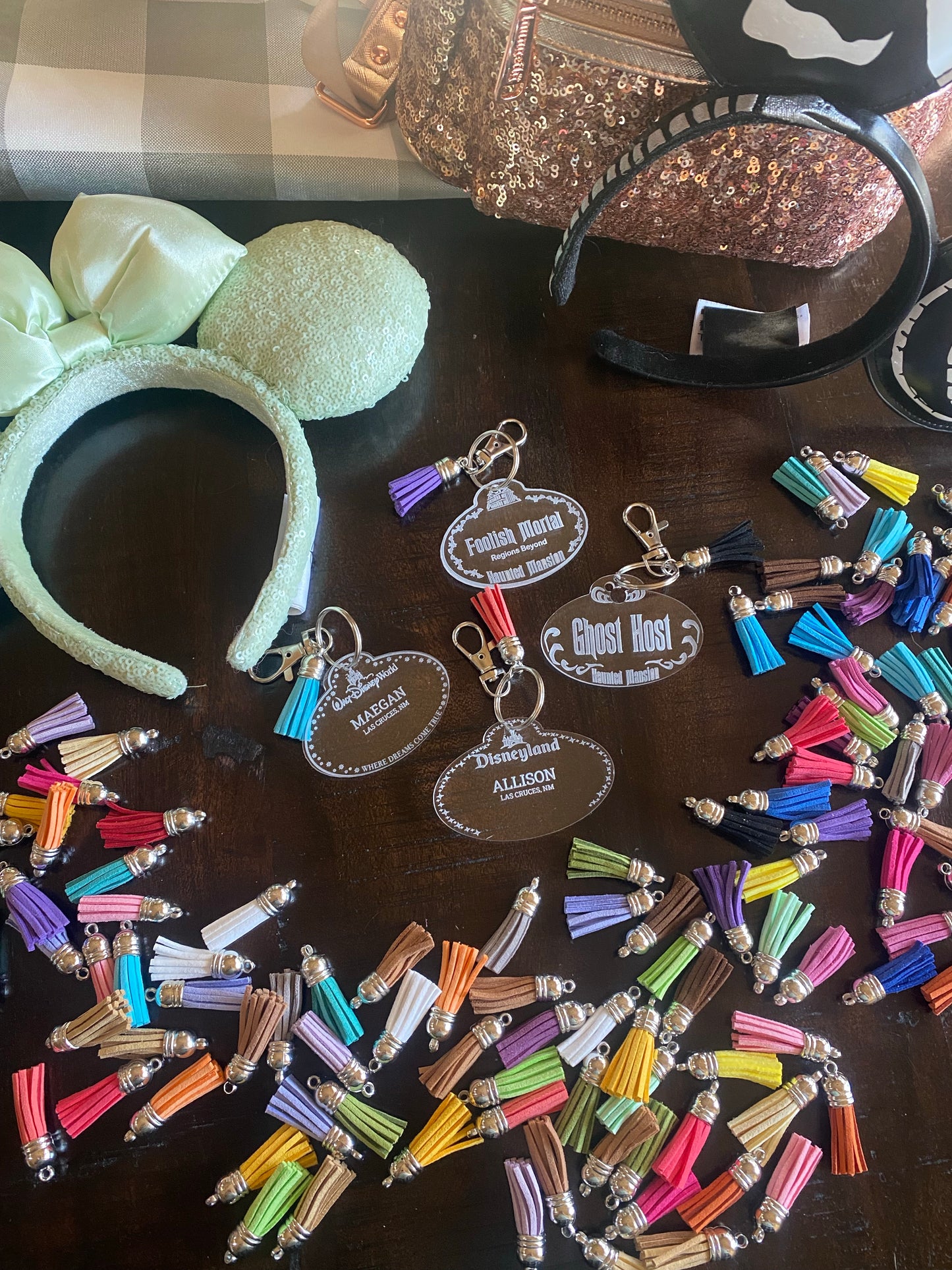 Name Badge Purse Charms