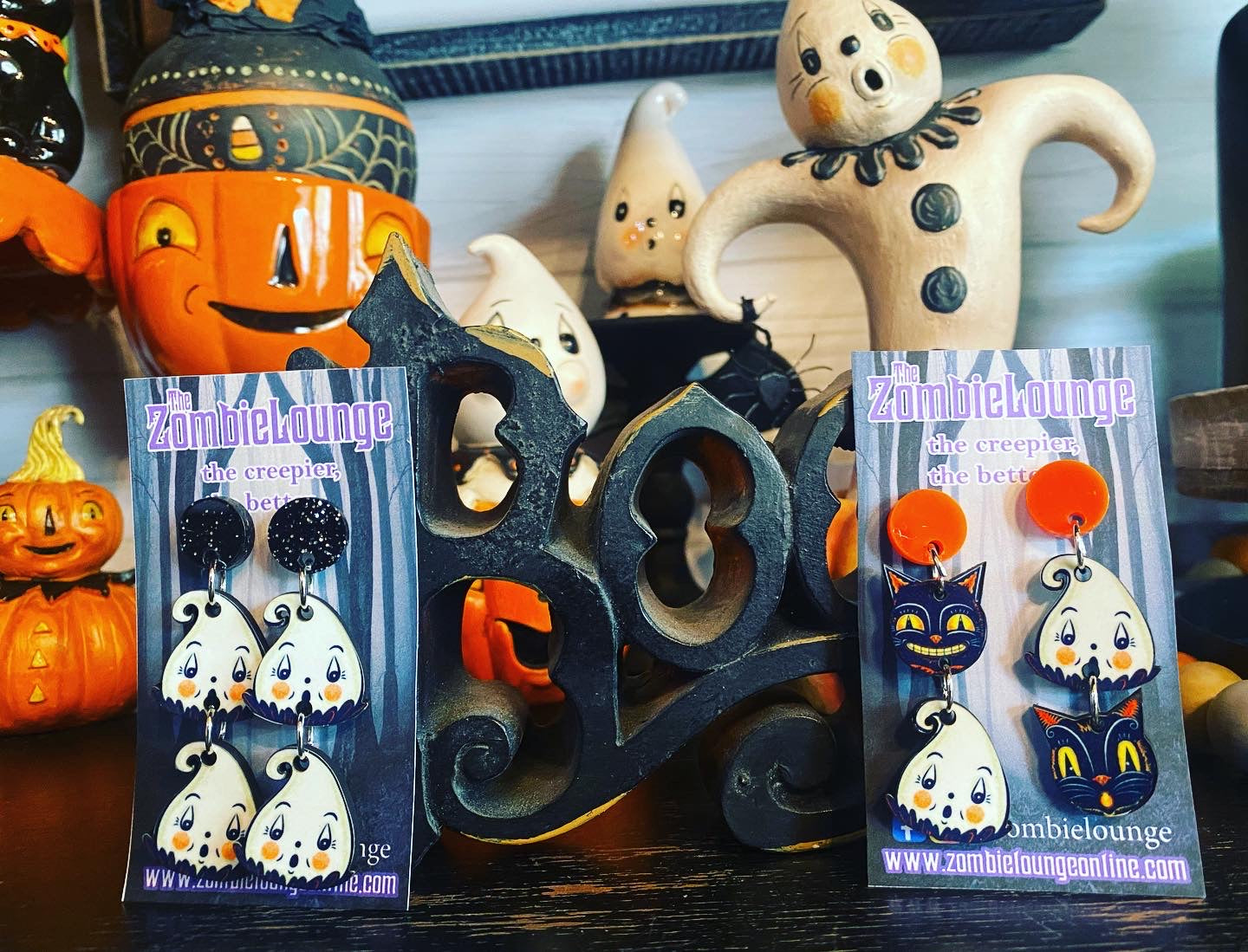 Johanna Parker Design Halloween Hanging Earrings
