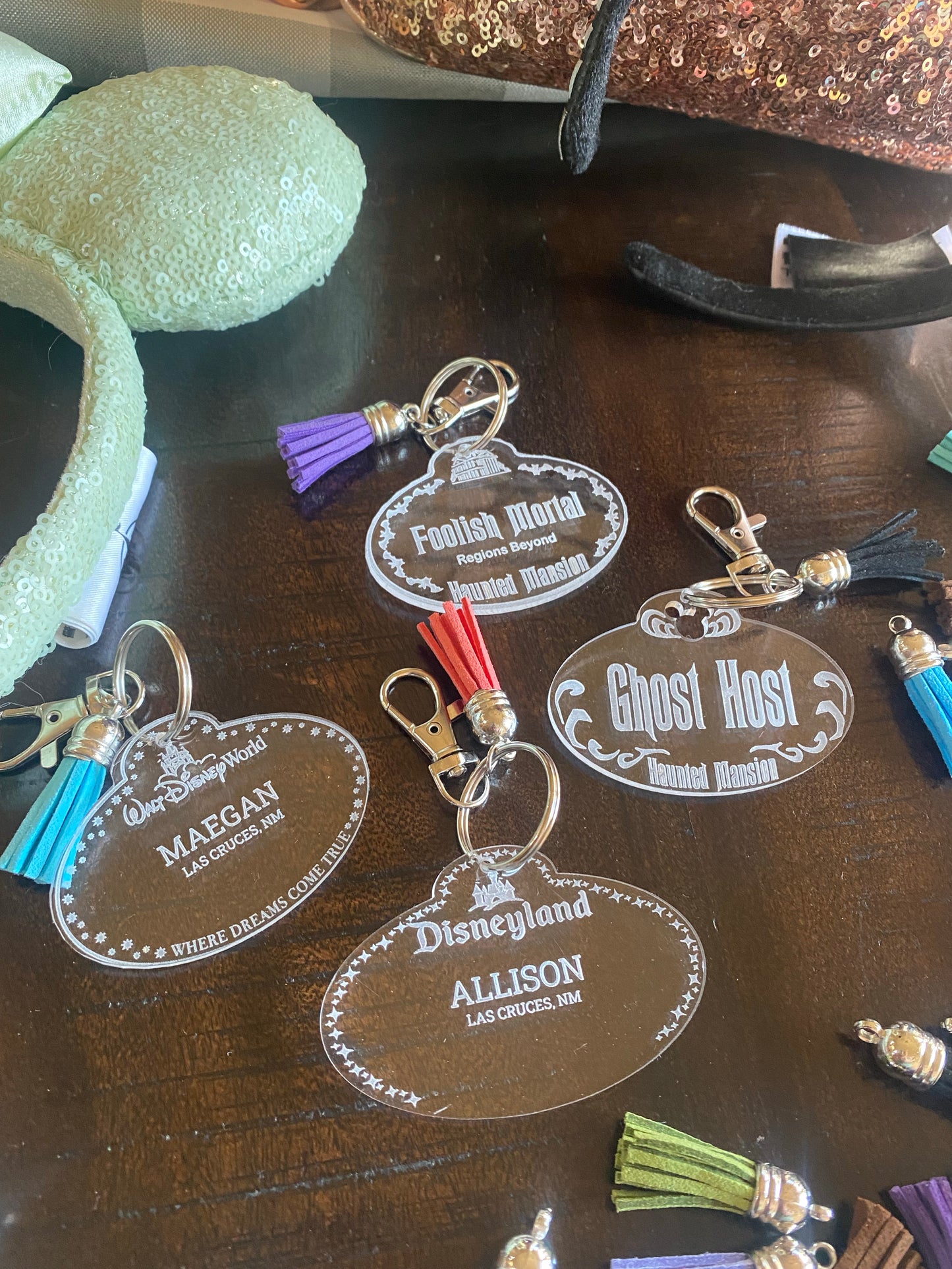 Name Badge Purse Charms