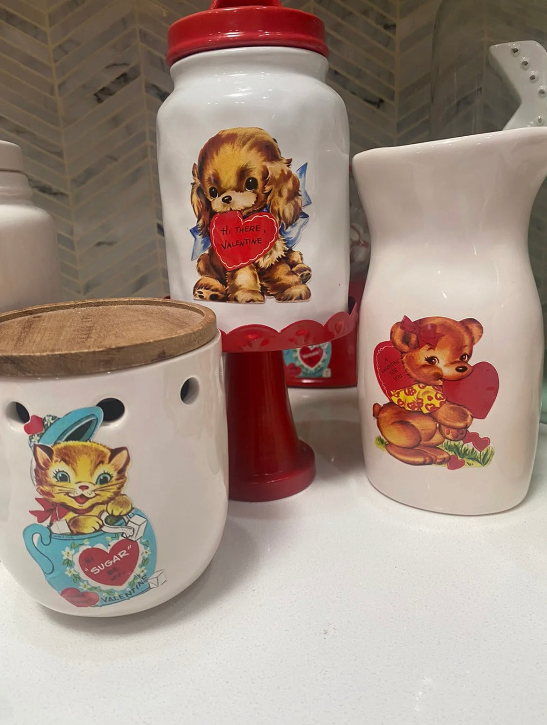 Vintage Valentines Decals