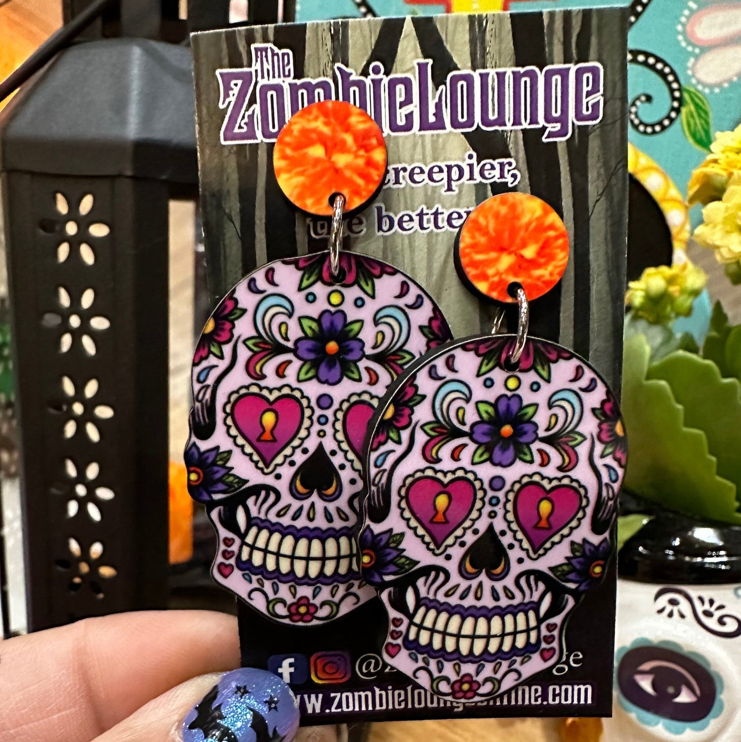 Sugar Skull Earrings
