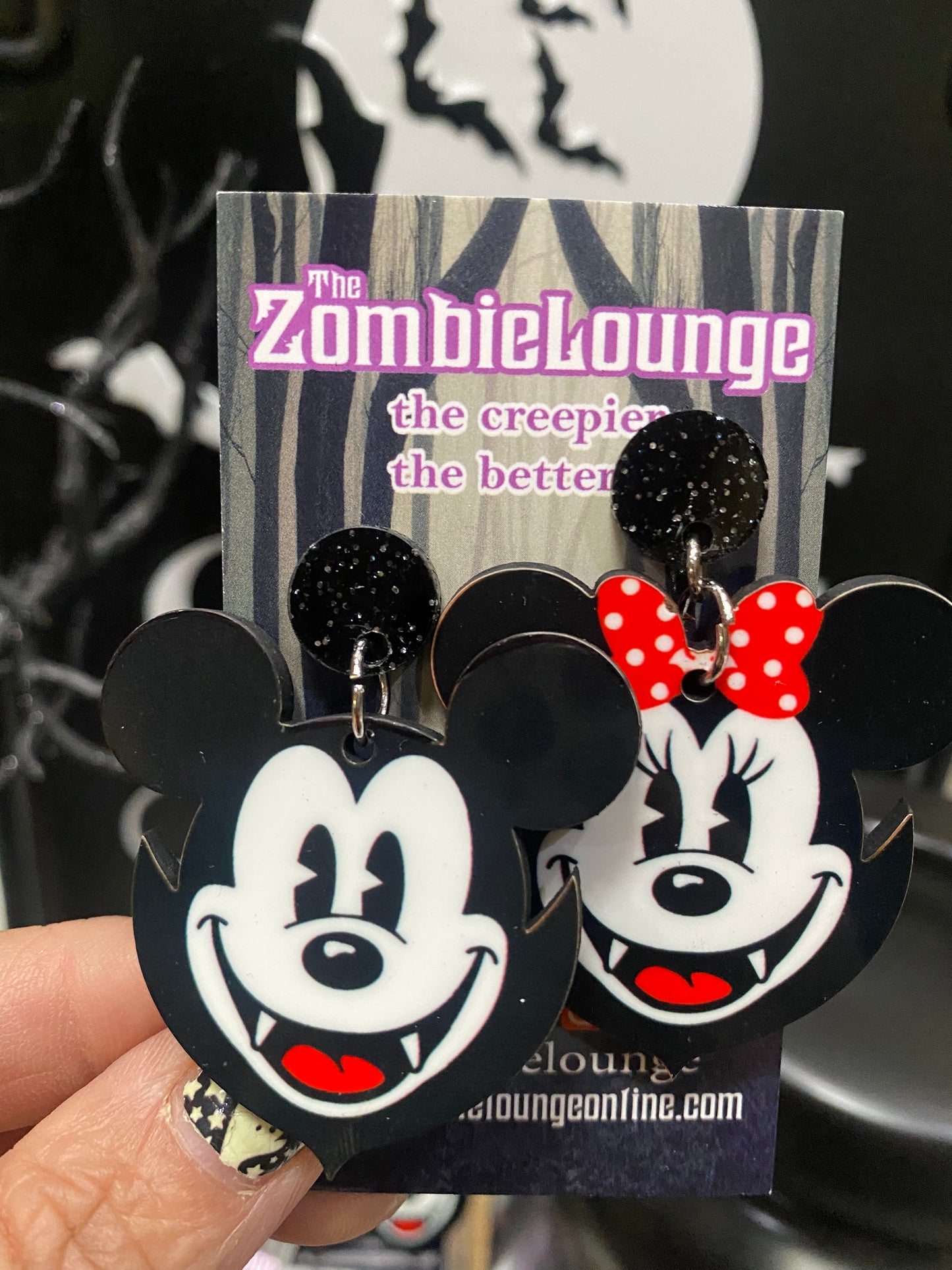 Vampire Mouse Earrings