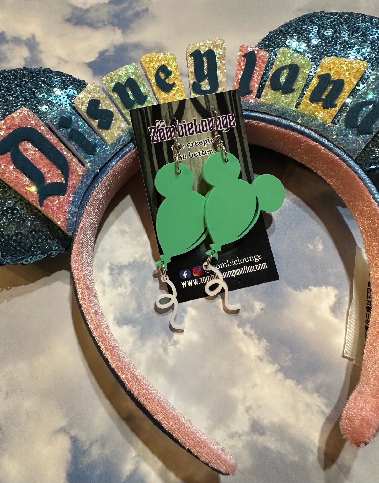 Mouse Balloon Earrings