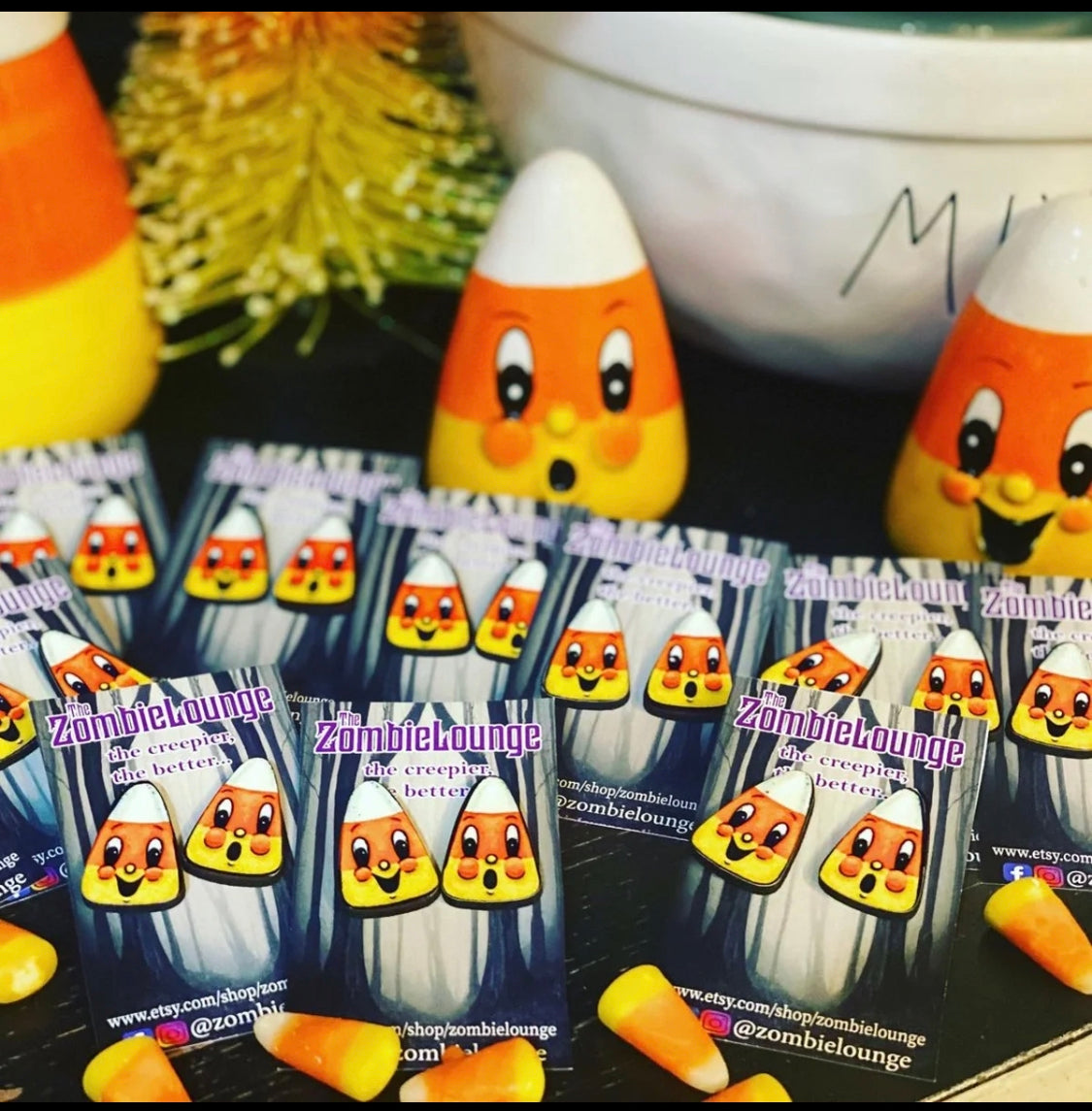 Johanna Parker Design Candy Corn Earrings