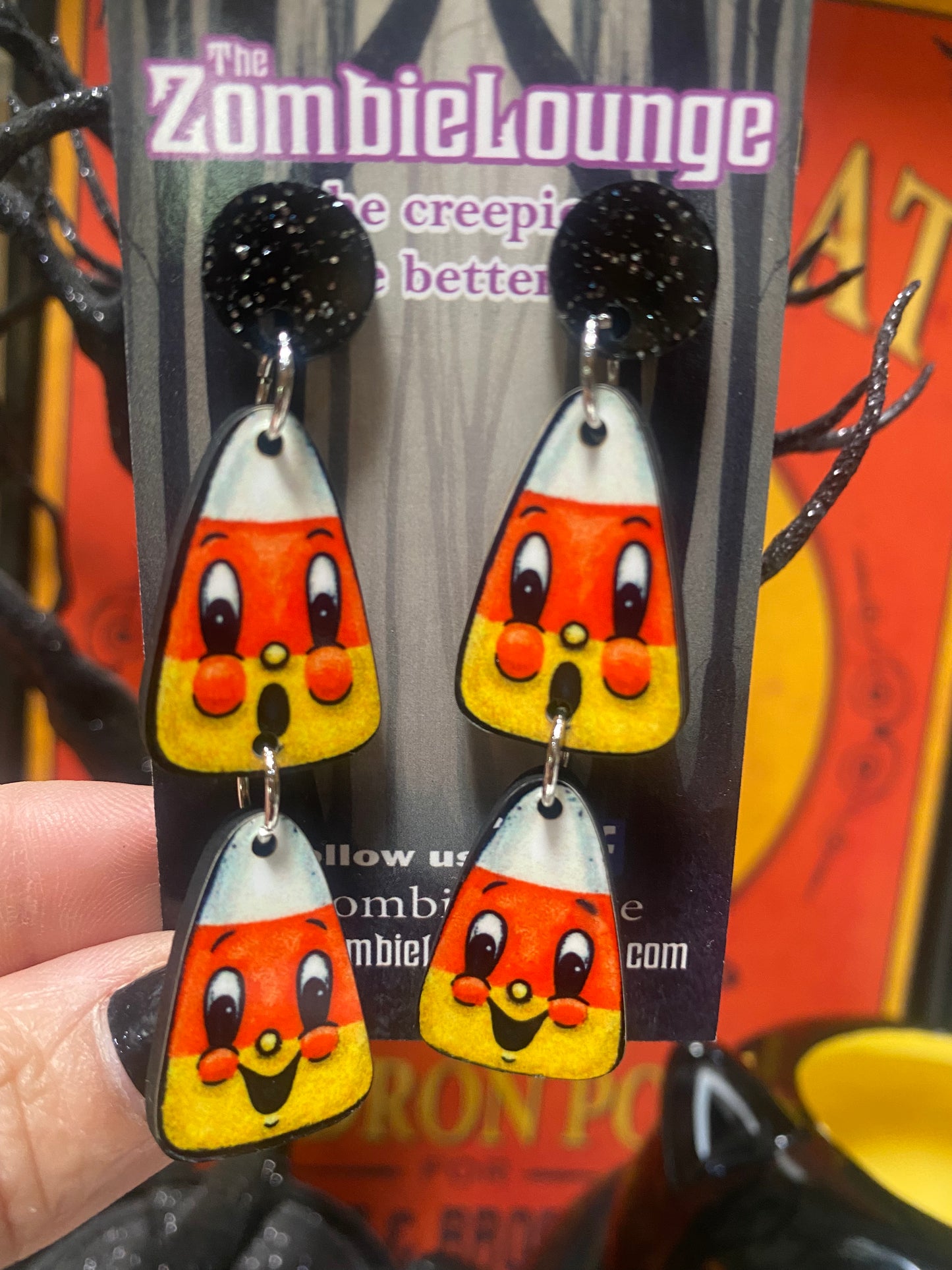 Johanna Parker Design Halloween Hanging Earrings