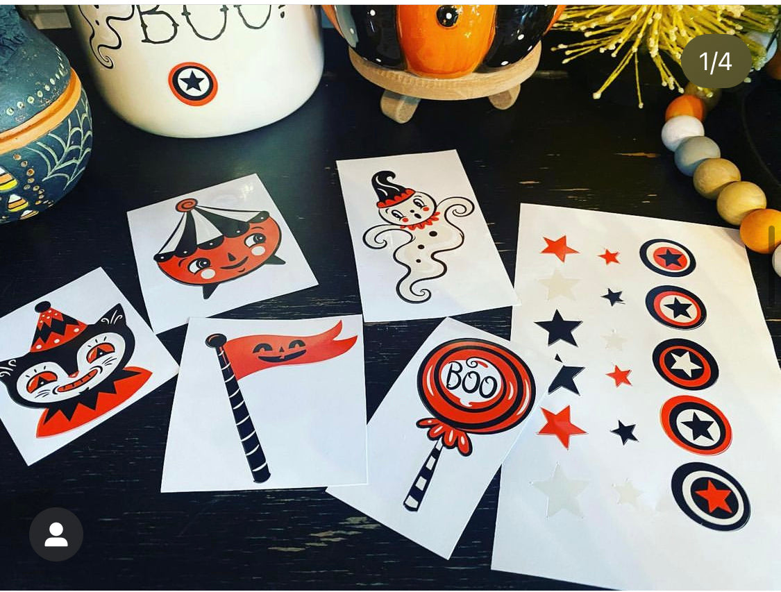 Johanna Parker Spooky Carnival Decals