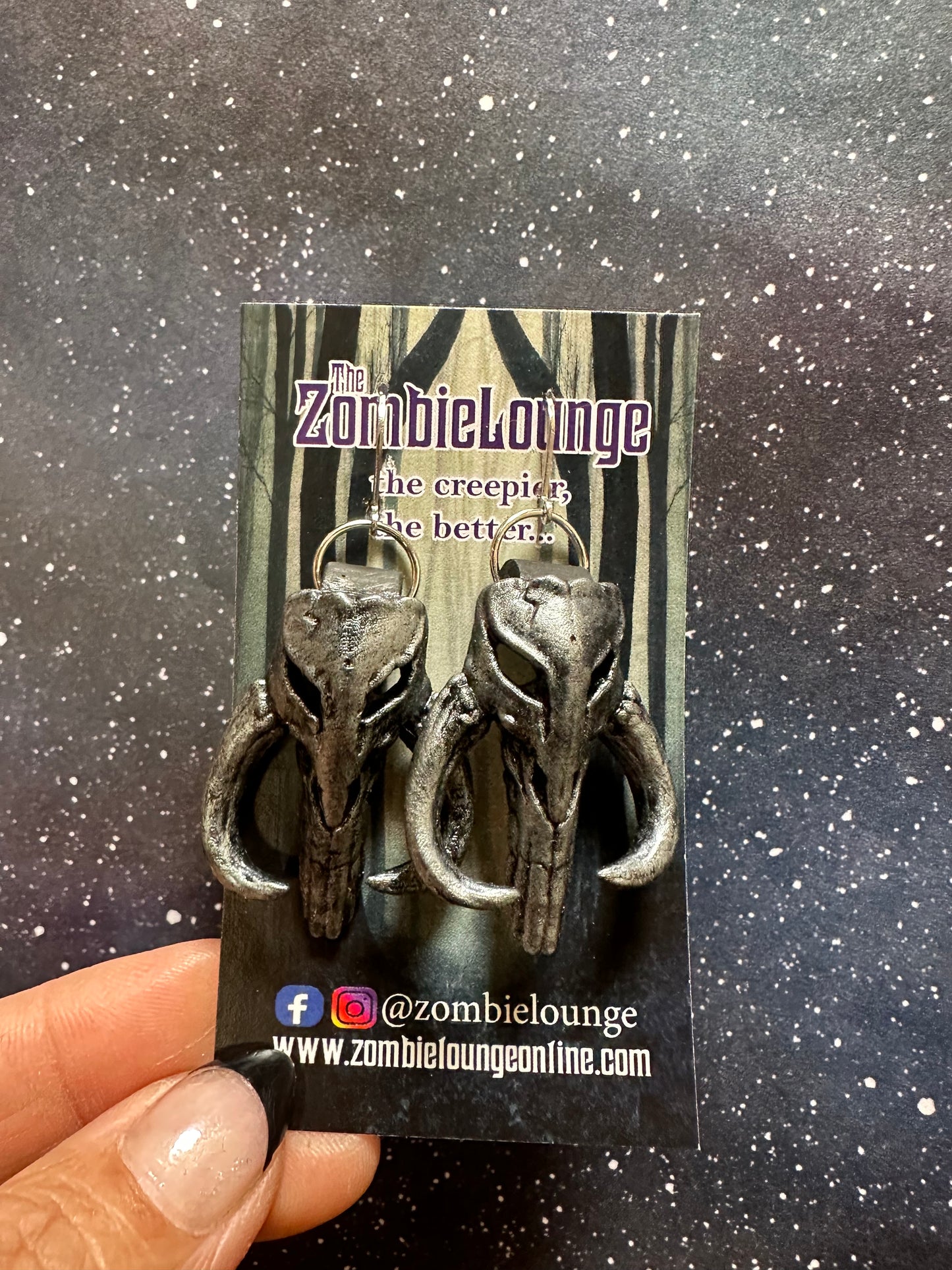 Mythosaur Skull Earrings