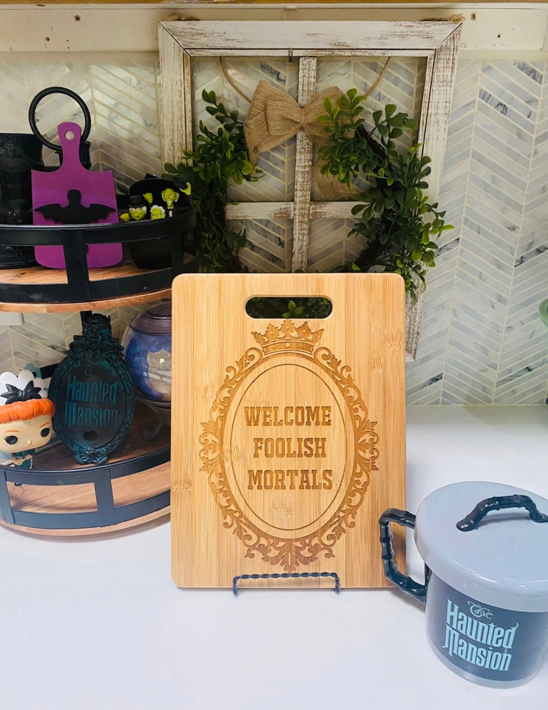 Foolish Mortals Cutting Board