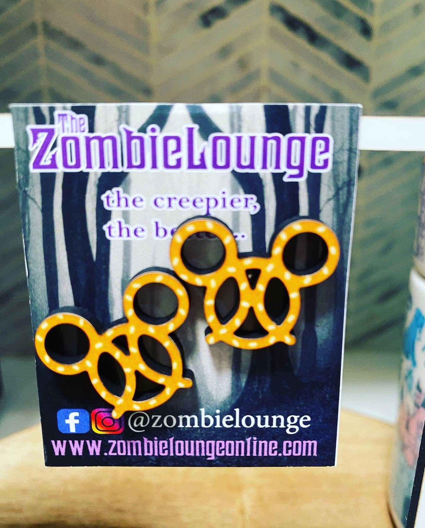 Mouse Pretzel Earrings