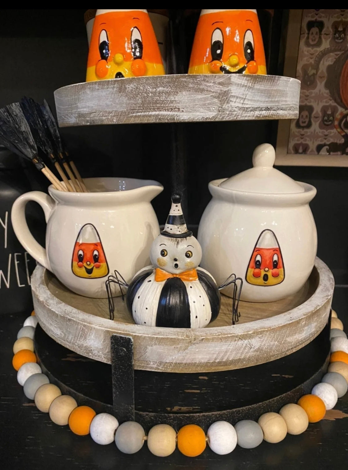 2024 Johanna Parker Candy Corn Teapot