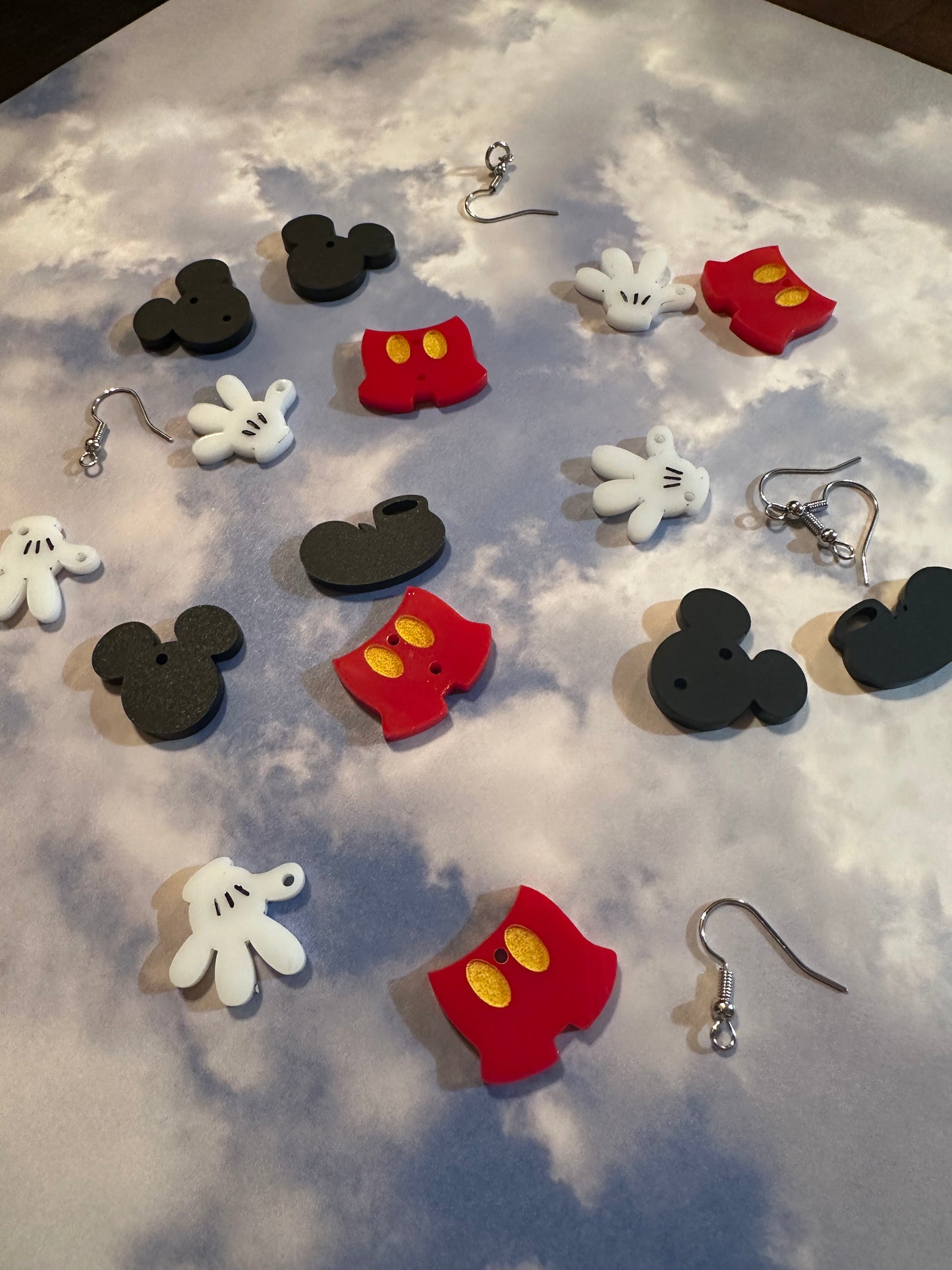 Mouse Outfit Earrings
