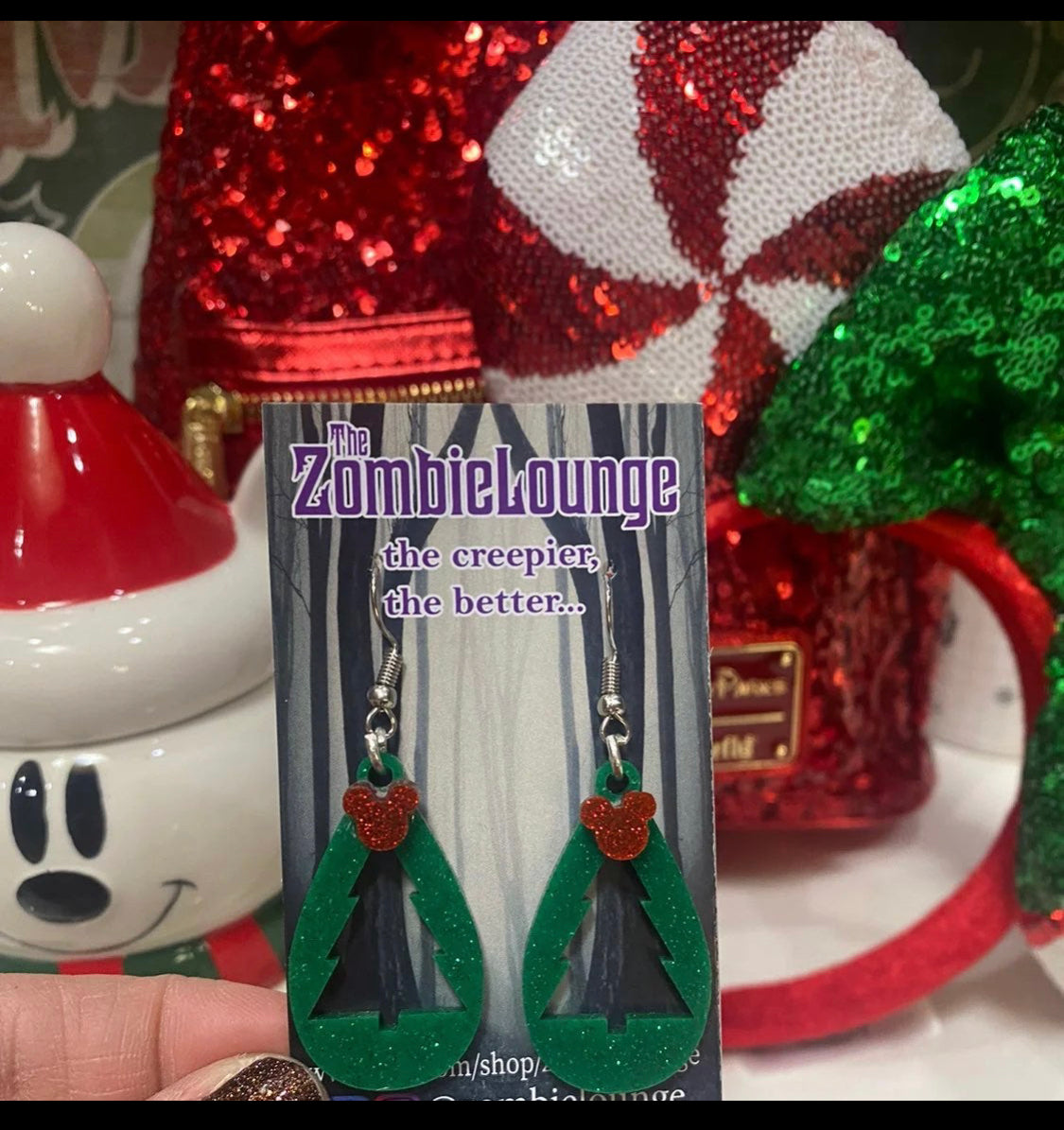 Christmas Tree Stud Earrings