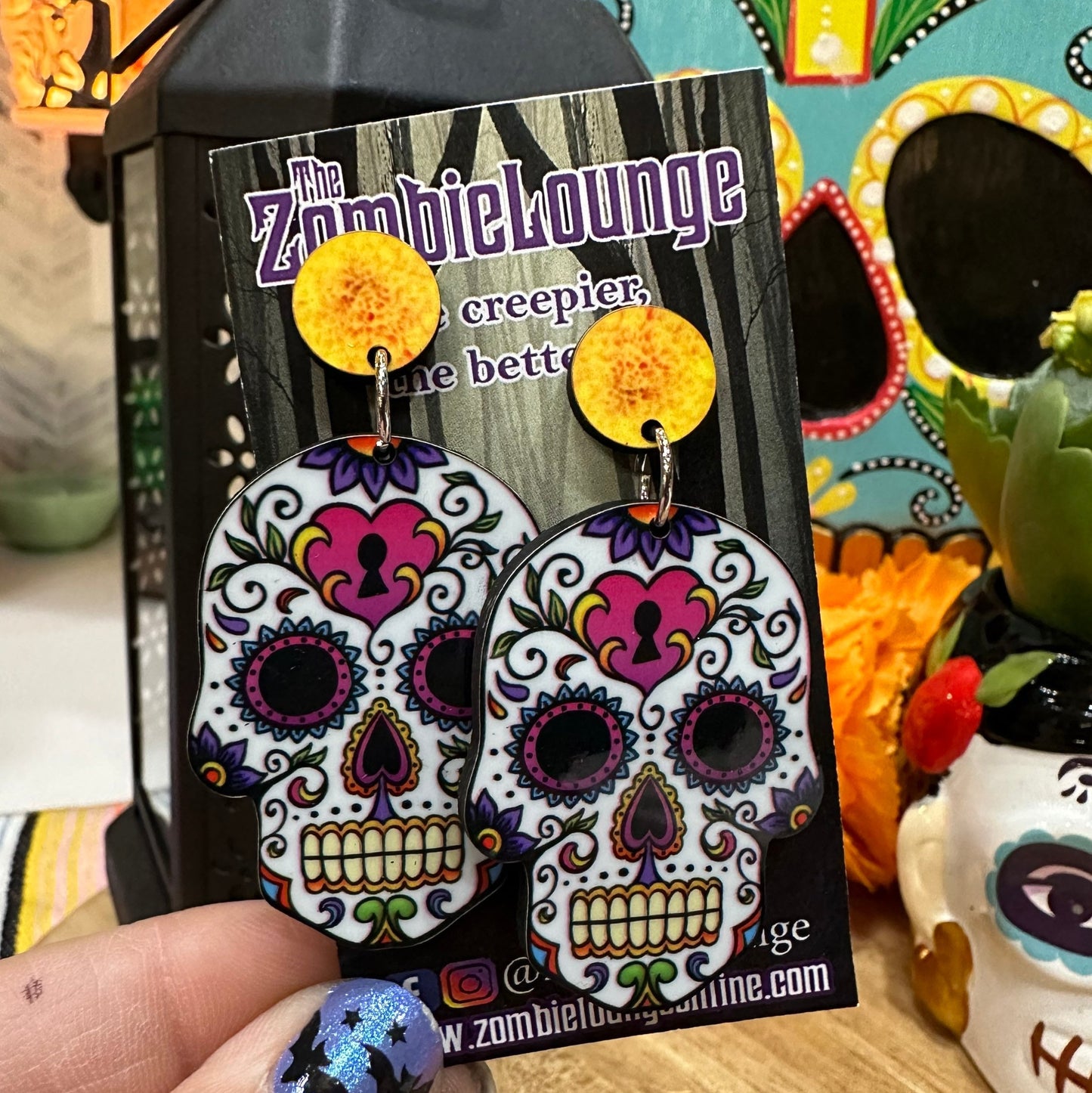 Sugar Skull Earrings