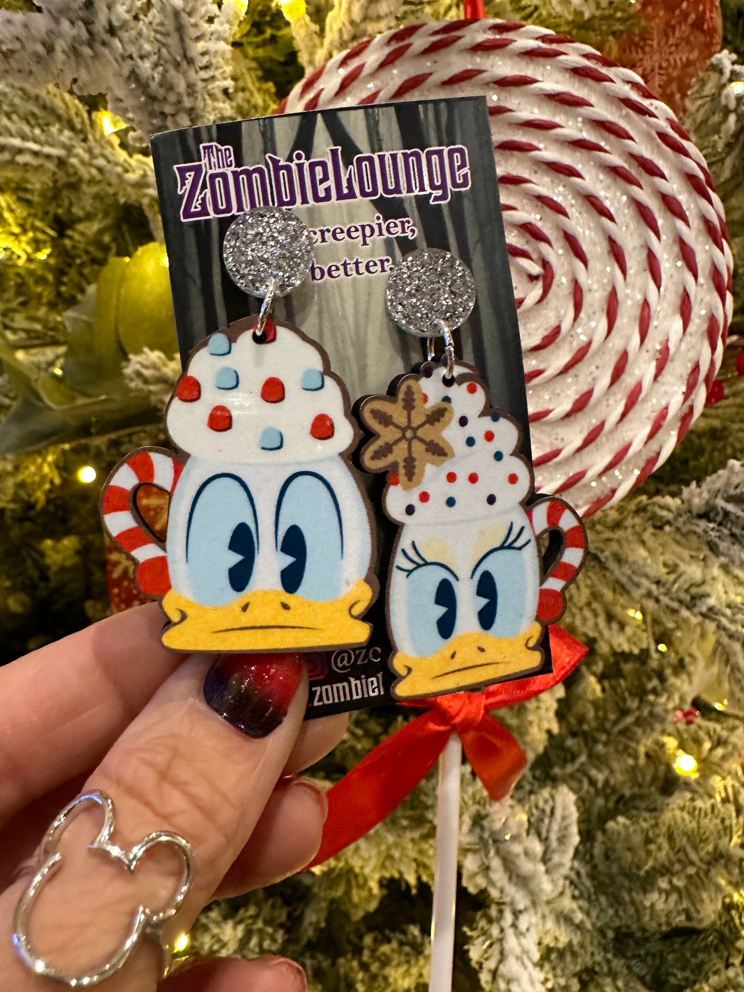 Christmas Latte Earrings