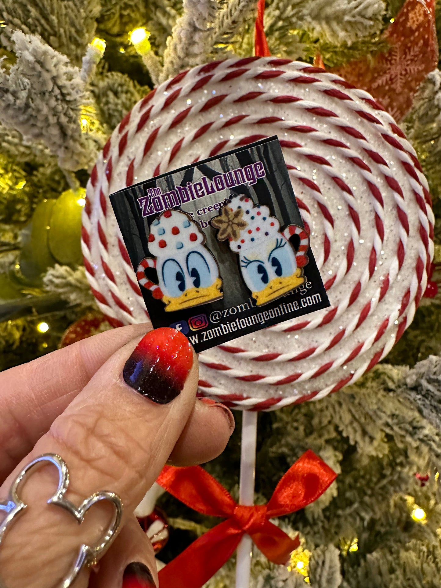 Christmas Latte Earrings