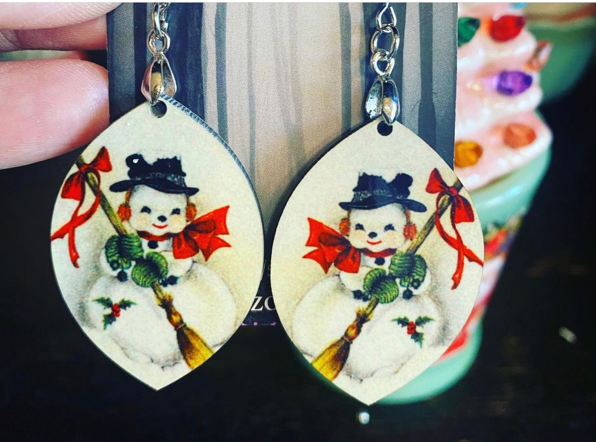 Vintage Christmas Earrings