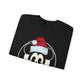 Ghoul Club Holiday Sweatshirt — Vintage Skull Mouse with Santa Hat Crewneck