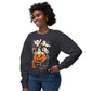 Halloween Pumpkin Unisex Lightweight Crewneck Sweatshirt