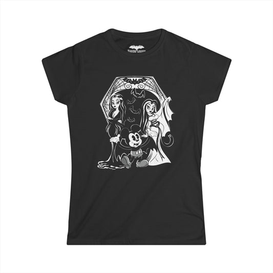 Morticia, Lily and the Batty Mouse- Women's T shirt