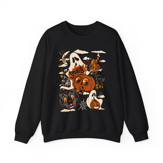 Halloween Haunt — Retro Halloween Crew neck