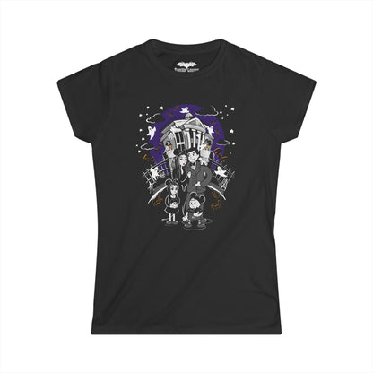 Addams Family  Haunted House Womans T shirt