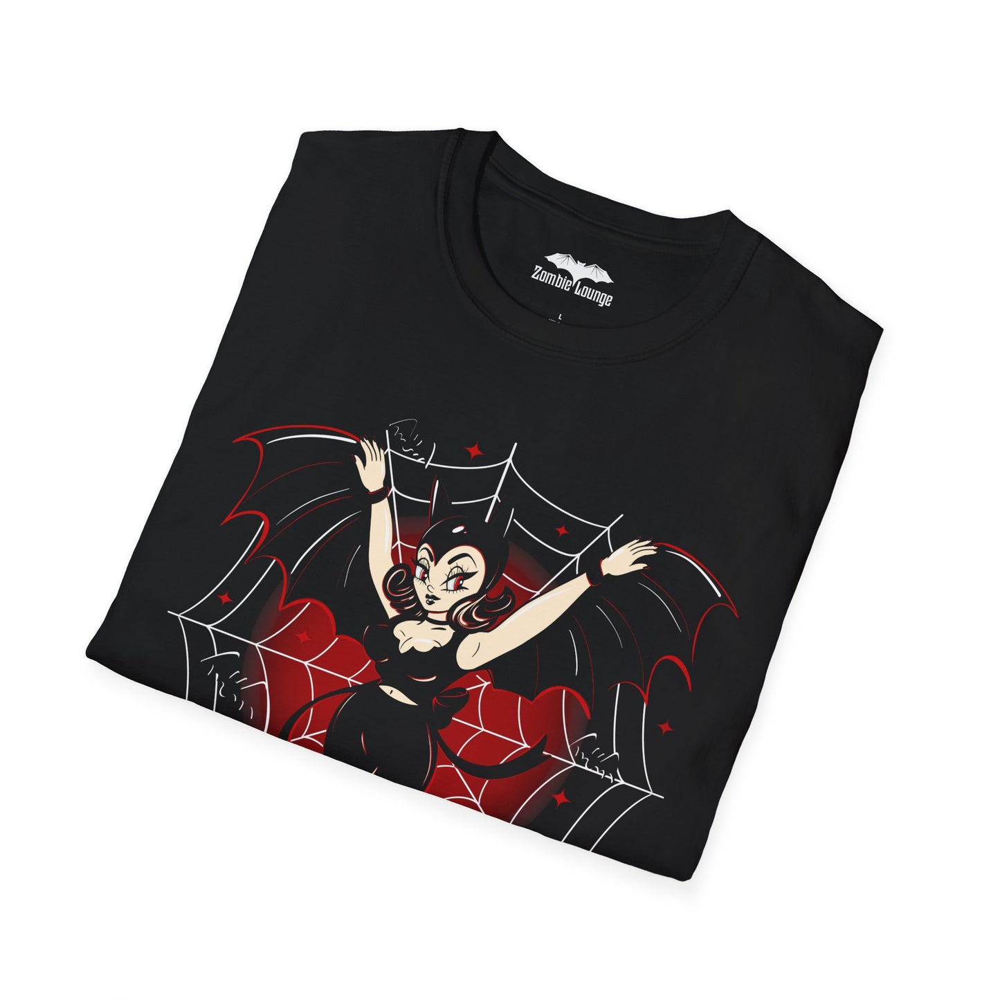 Vixen of the Night Goth T-Shirt — Spooky Halloween Goth Girl Tee